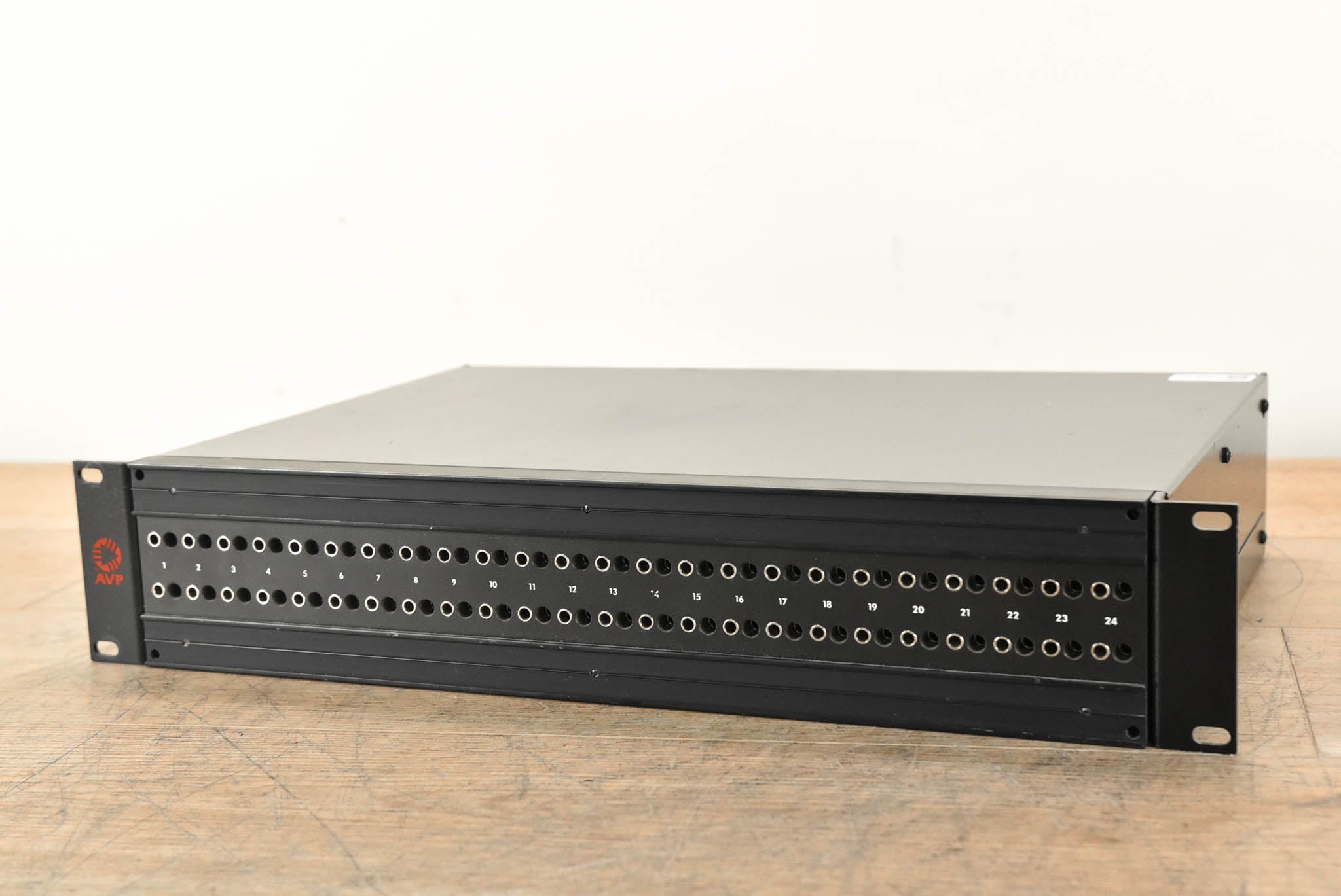 AVP JR-48N 2RU Patch Panel with 24 Send/Receive Circuit Pairs