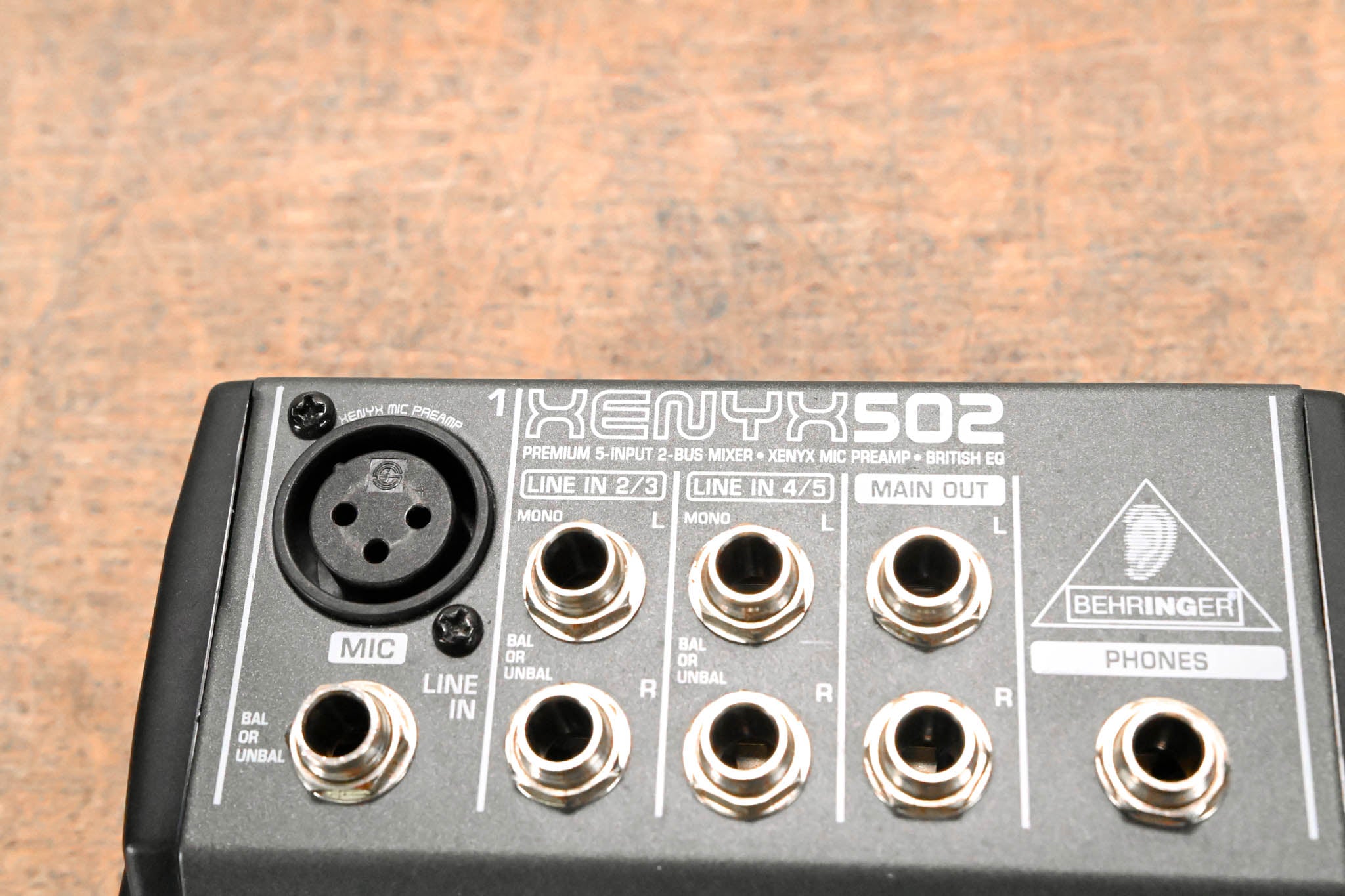 Behringer XENYX 502 5-Input 2-Bus Mixer (NO POWER SUPPLY)
