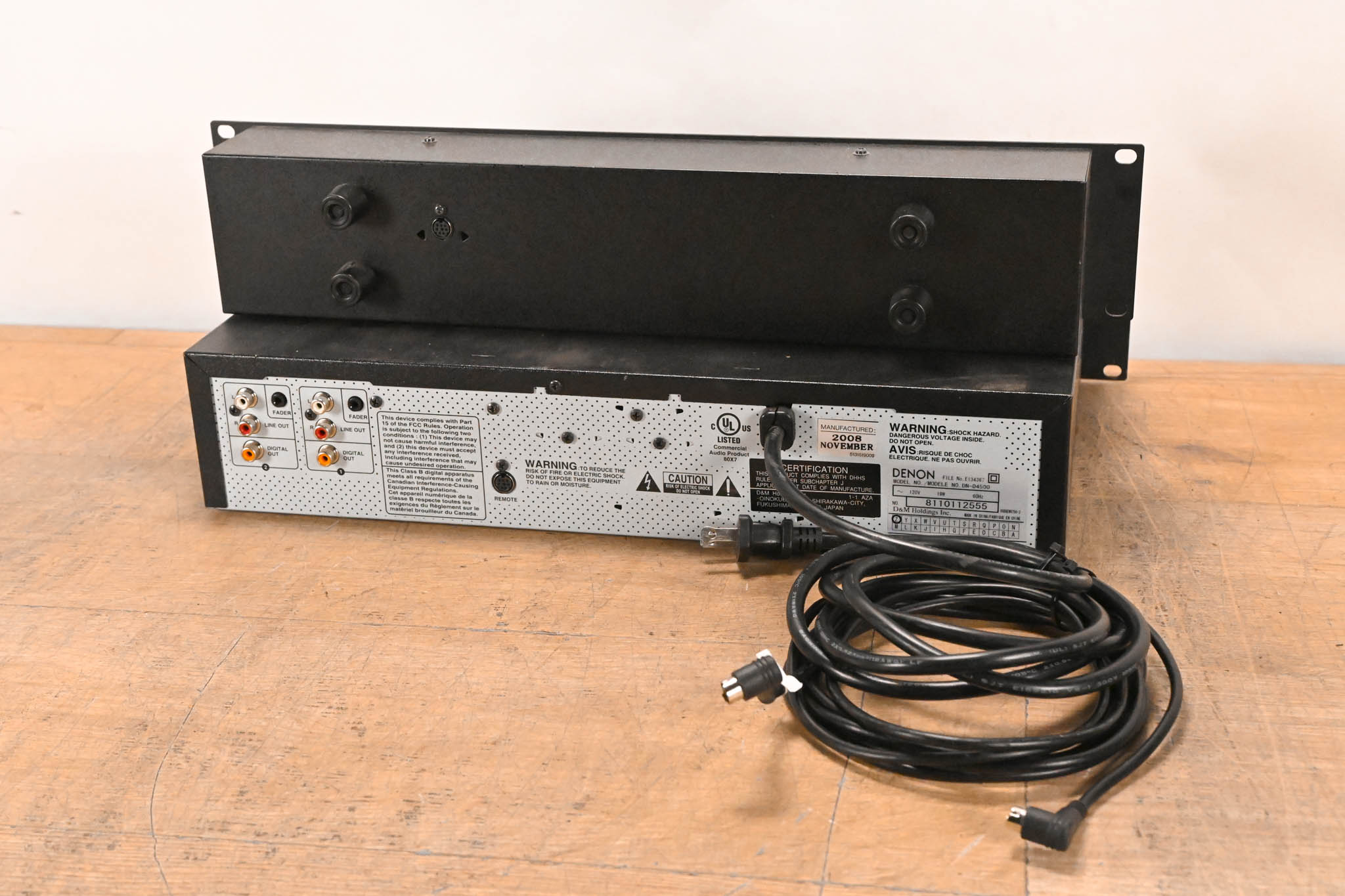 Denon DN-D4500 Rackmount Dual CD/MP3 Player with Remote Control