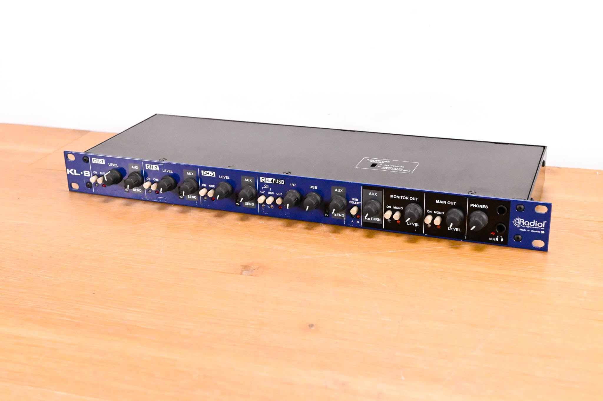 Radial Engineering KL-8 Rackmount Keyboard Mixer (NO POWER SUPPLY)