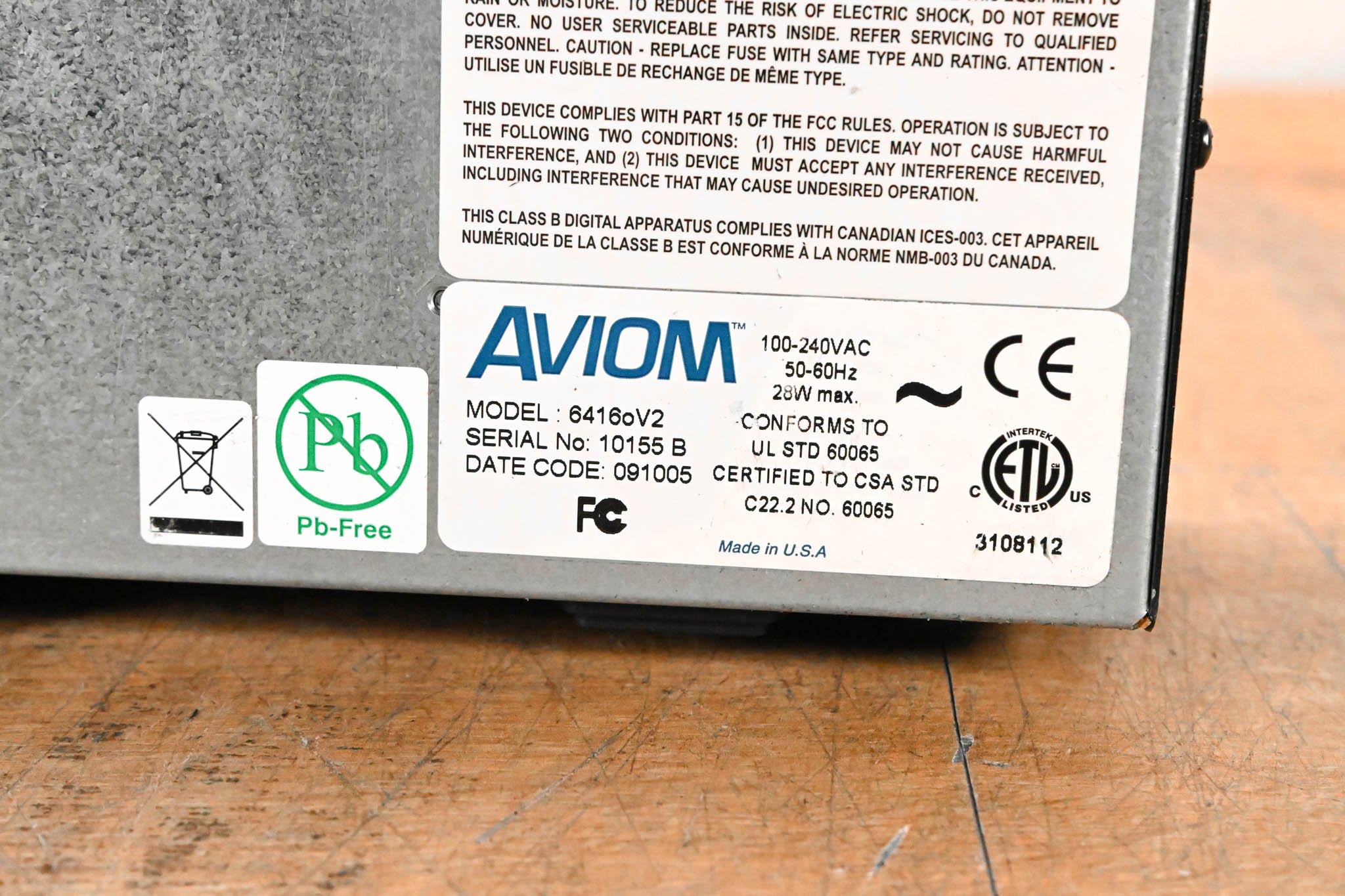 Aviom 6416o Output Module - Version 2