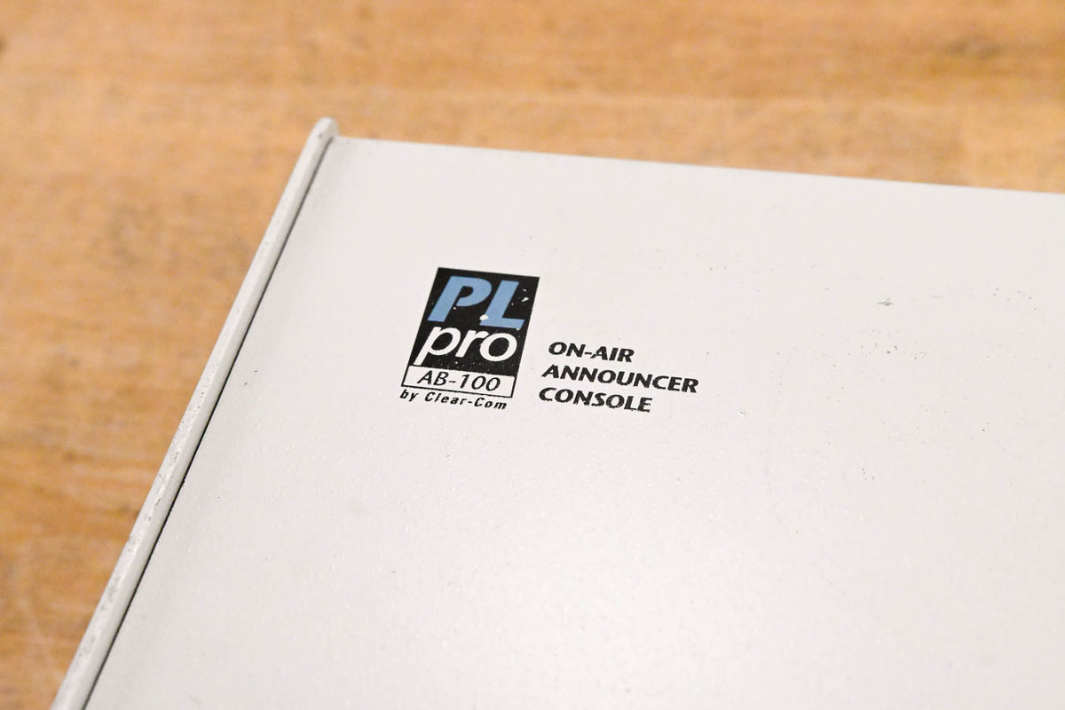 Clear-Com AB-100 On-Air Announcer’s Console (NO POWER SUPPLY)