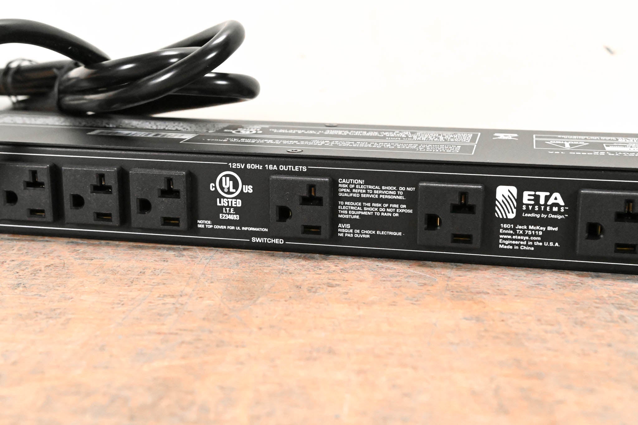 ETA Systems ETA-S20 9-Outlet 20A Power Conditioner and Distribution Unit