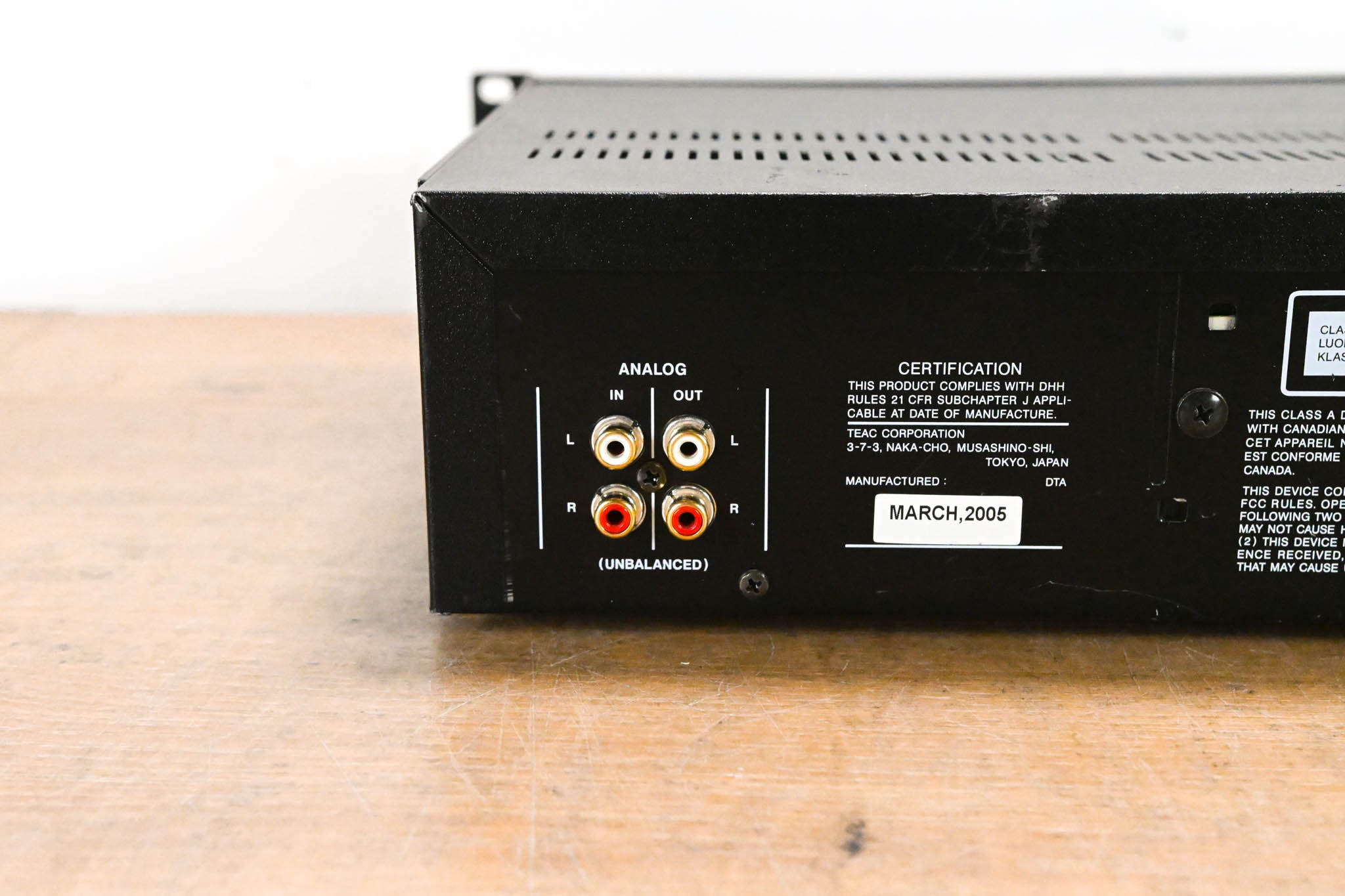 TASCAM CD-RW750 CD Recorder/Player