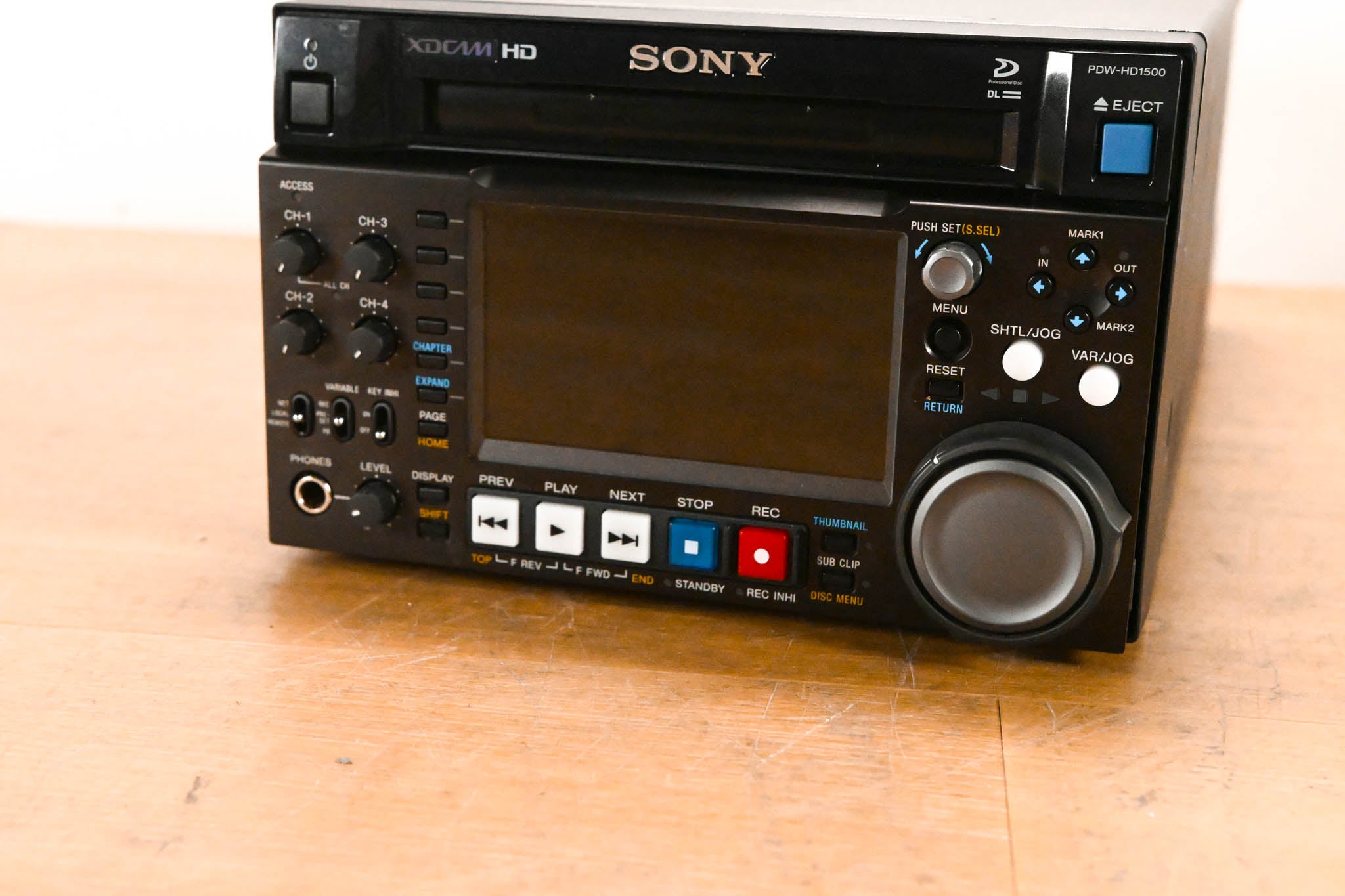 Sony PDW-HD1500 XDCAM HD422 Professional Disc Recorder/Player