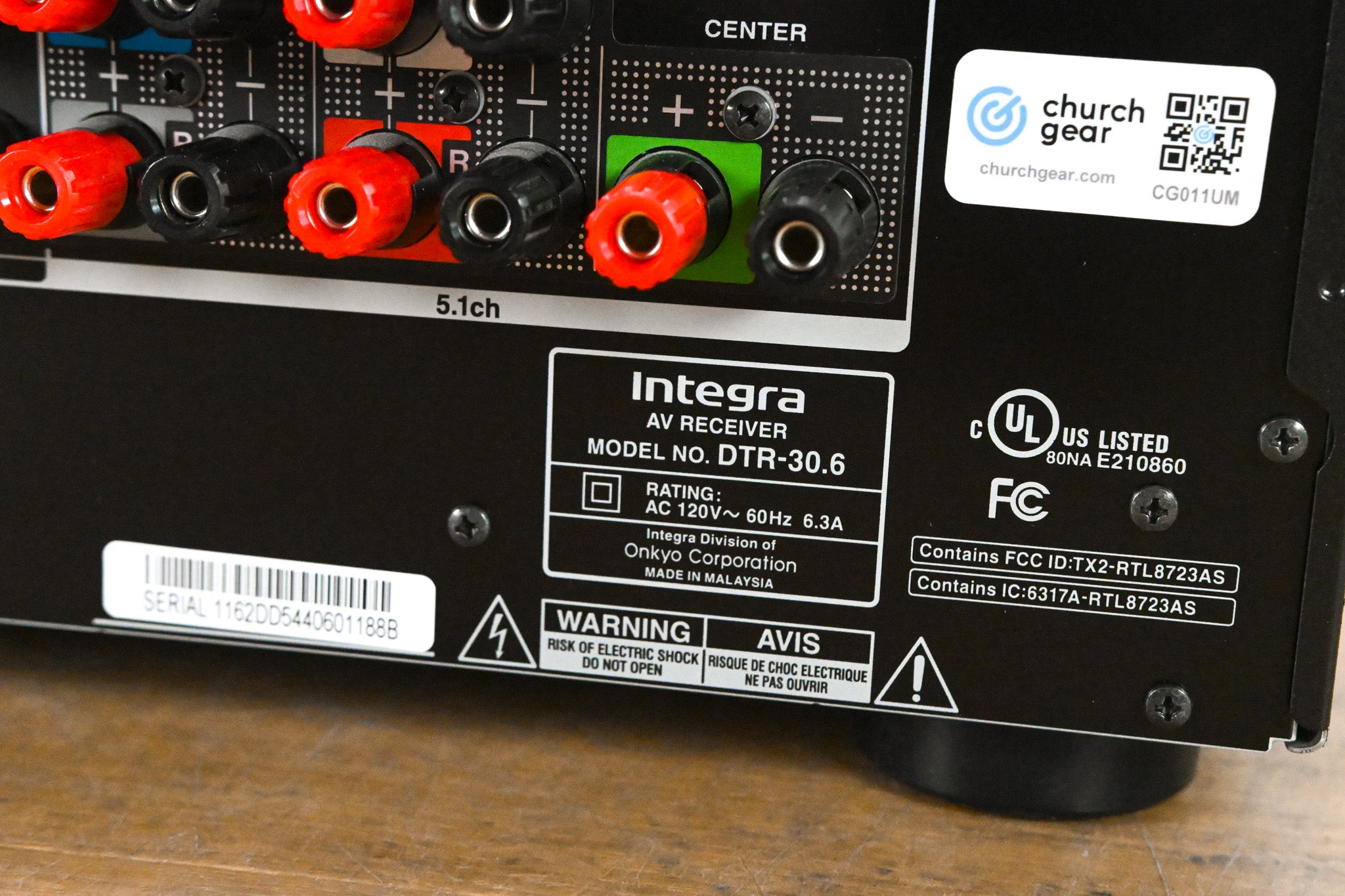 Integra DTR-30.6 7.2-Channel Network A/V Receiver