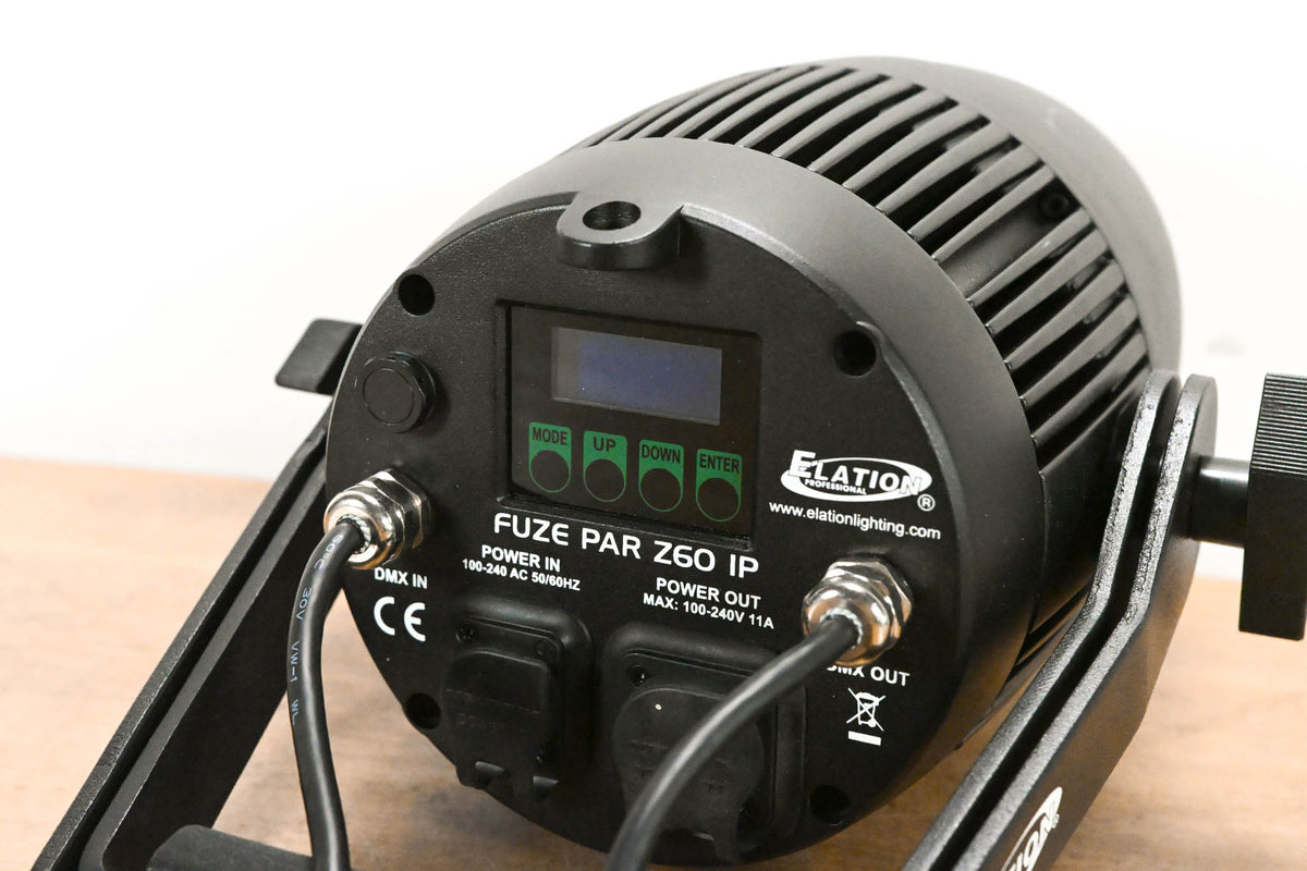 Elation FUZE PAR Z60 IP 60W RGBW LED Par with Zoom (NO POWER CABLE)