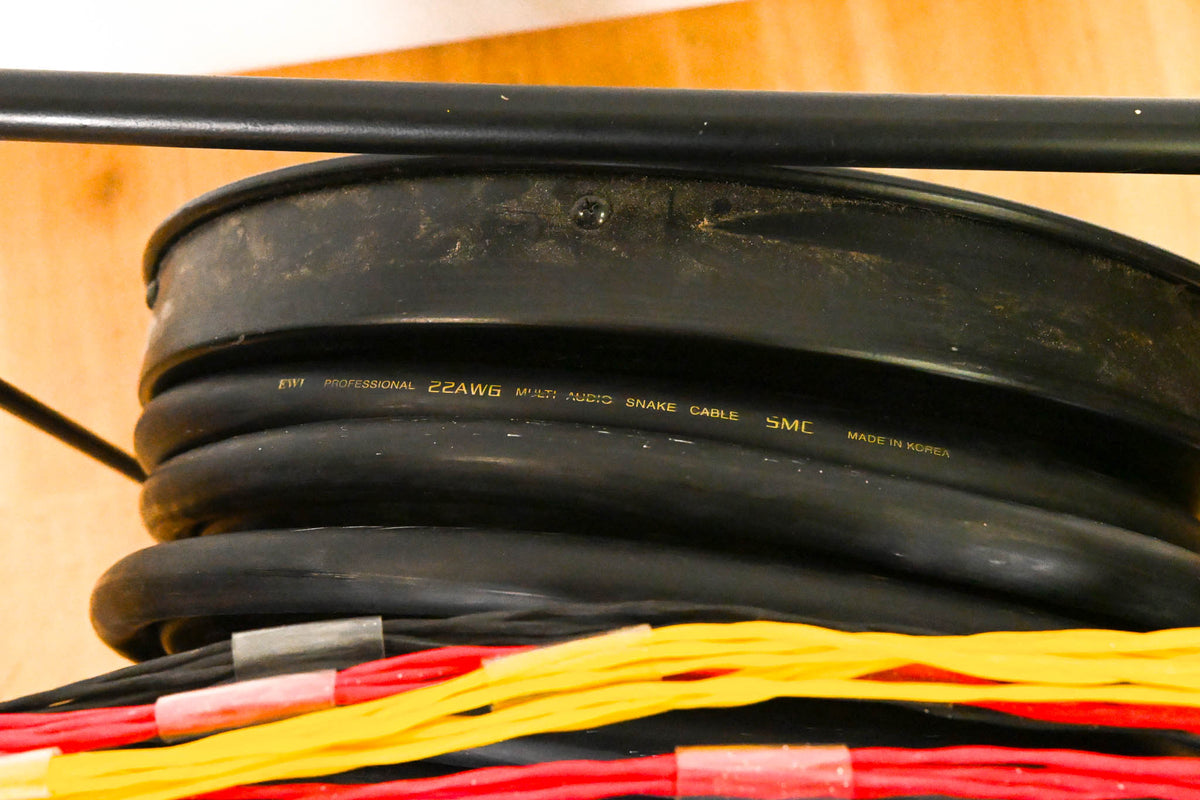 EWI RPPX-32x8-200 32-Channel Reel Snake w/ EDAC Monitor Split - 200'