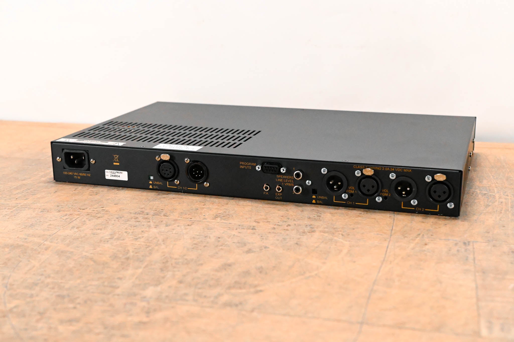 Telex MS-2002 2-Channel Master Station and Power Supply