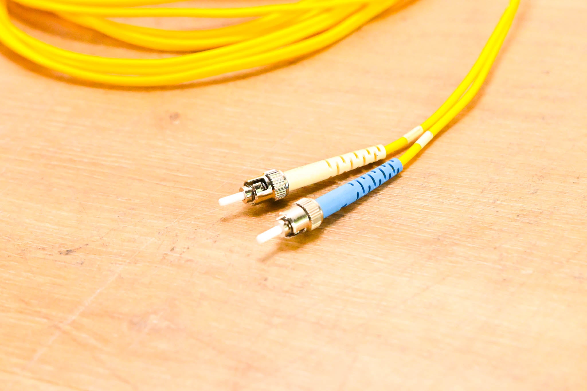 Corning SMF-28 Ultra ST-ST Duplex Single Mode Fiber Cable - 20'