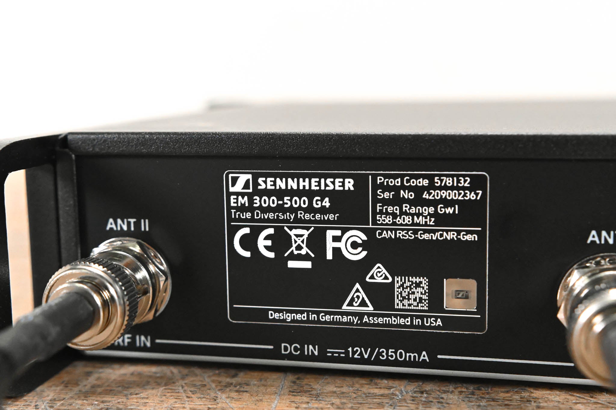 Sennheiser EW 300 G4 Handheld Wireless System - Gw1 Range: 558-608 MHz