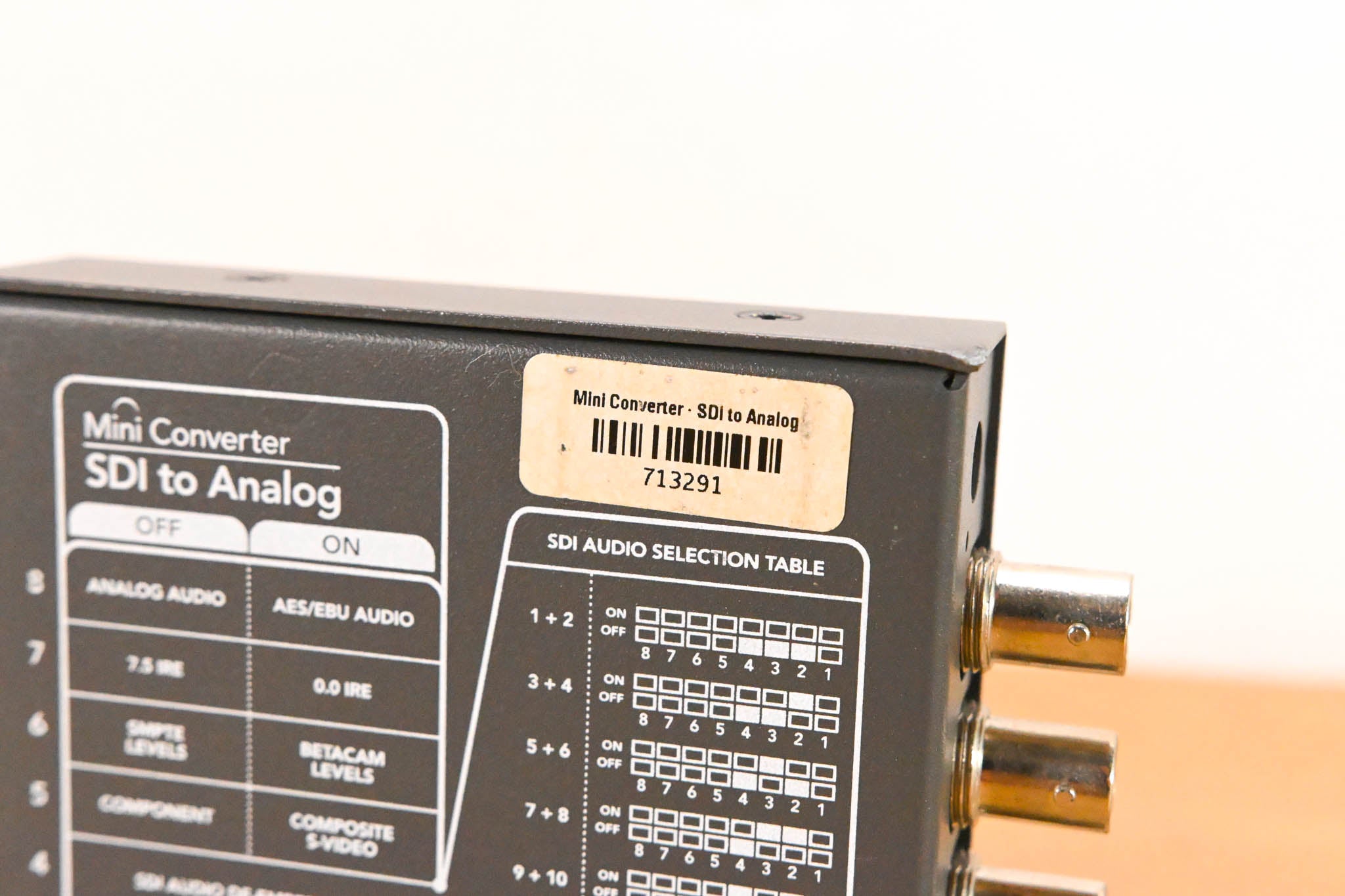 Blackmagic Design Mini Converter SDI to Analog (NO POWER SUPPLY)