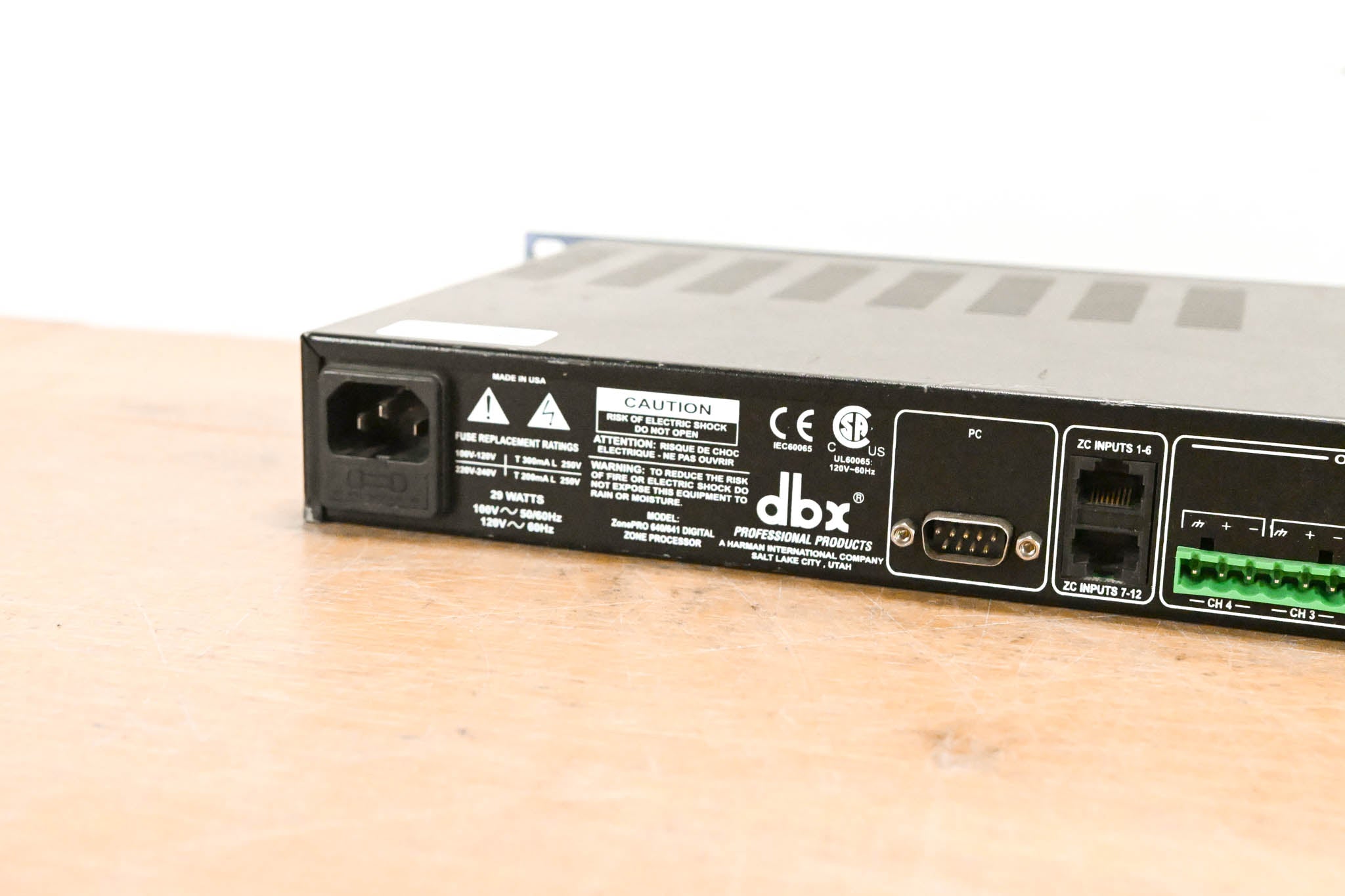 dbx ZonePRO 640 6x4 Digital Zone Processor