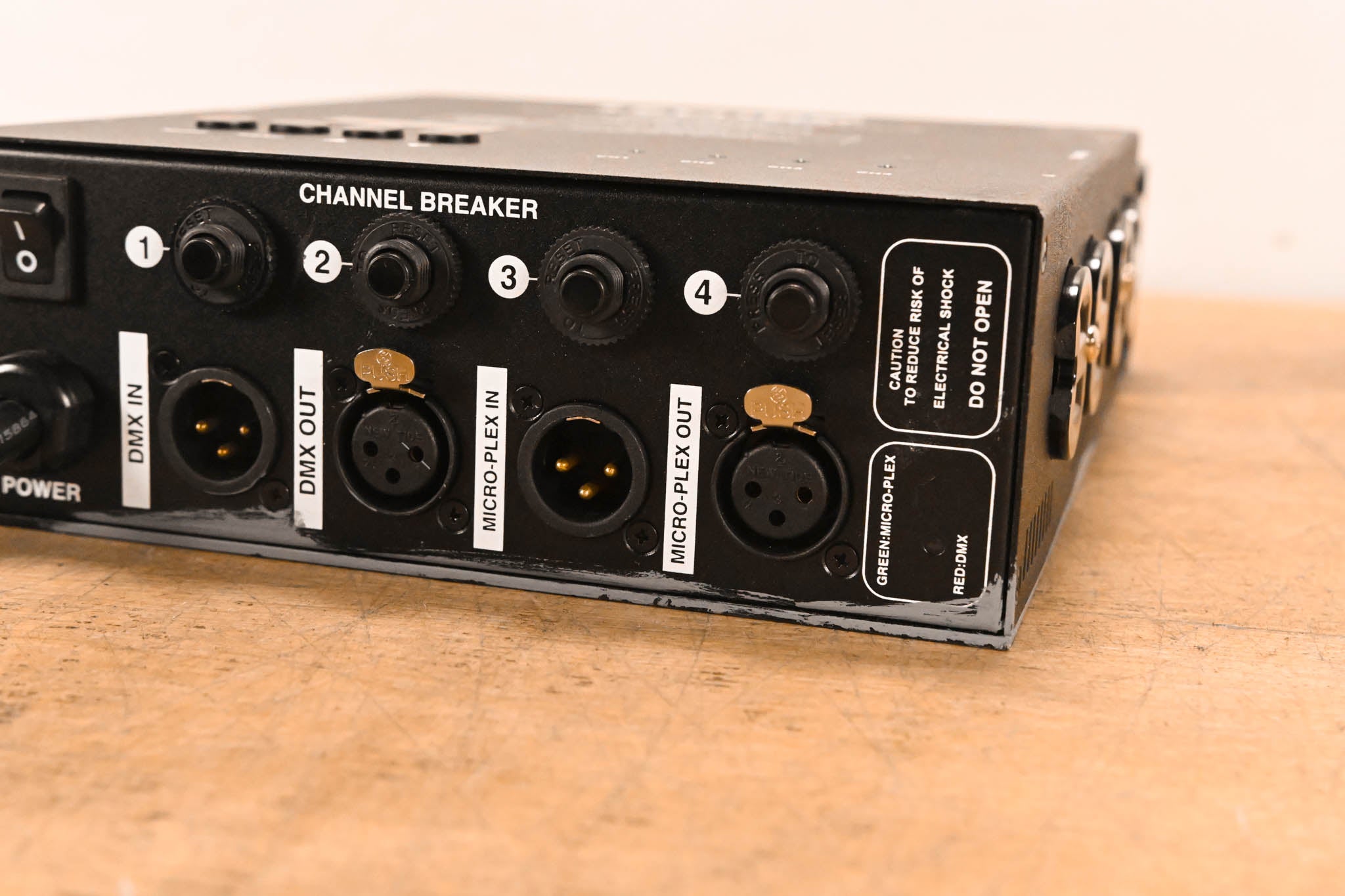 Leviton D4DMX-MD3 4-Channel Programmable Dimmer Pack