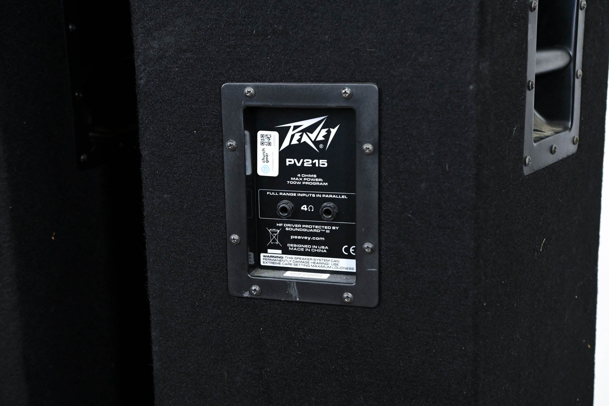 Peavey PV 215 1400W Dual 15" Passive PA Speaker (PAIR)