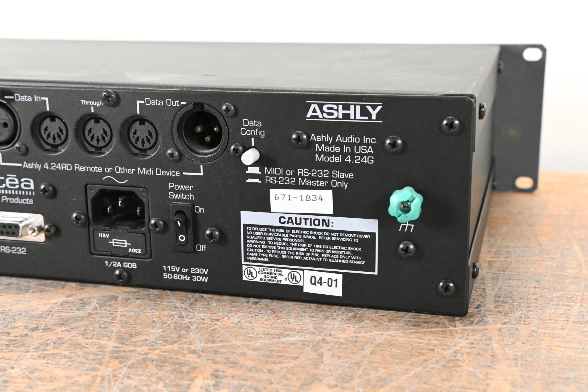 Ashly Protea System II 4.24G 4-Channel Digital Graphic Equalizer