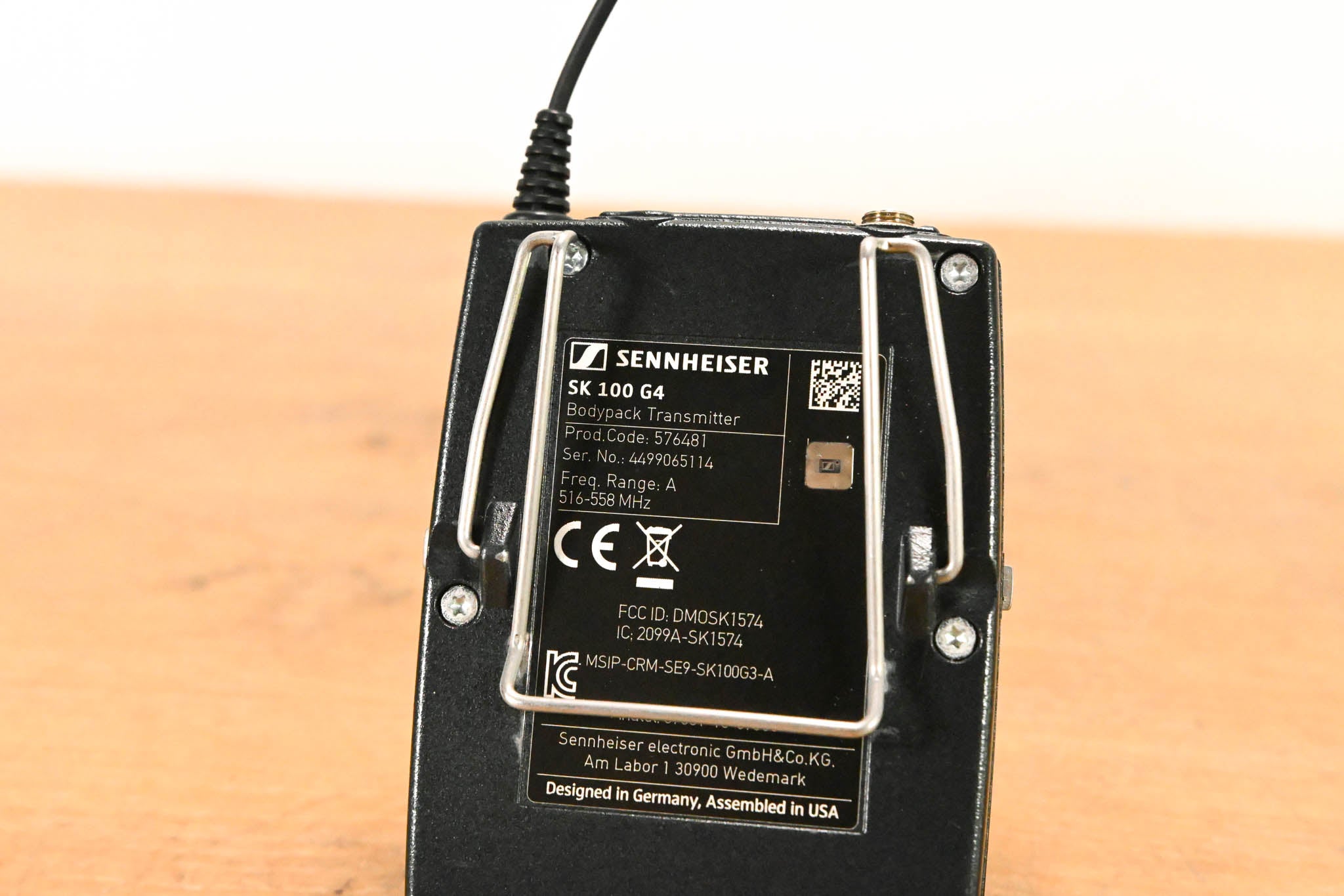 Sennheiser ew 100 G4 Bodypack Wireless System - A Range NO POWER SUPPLY