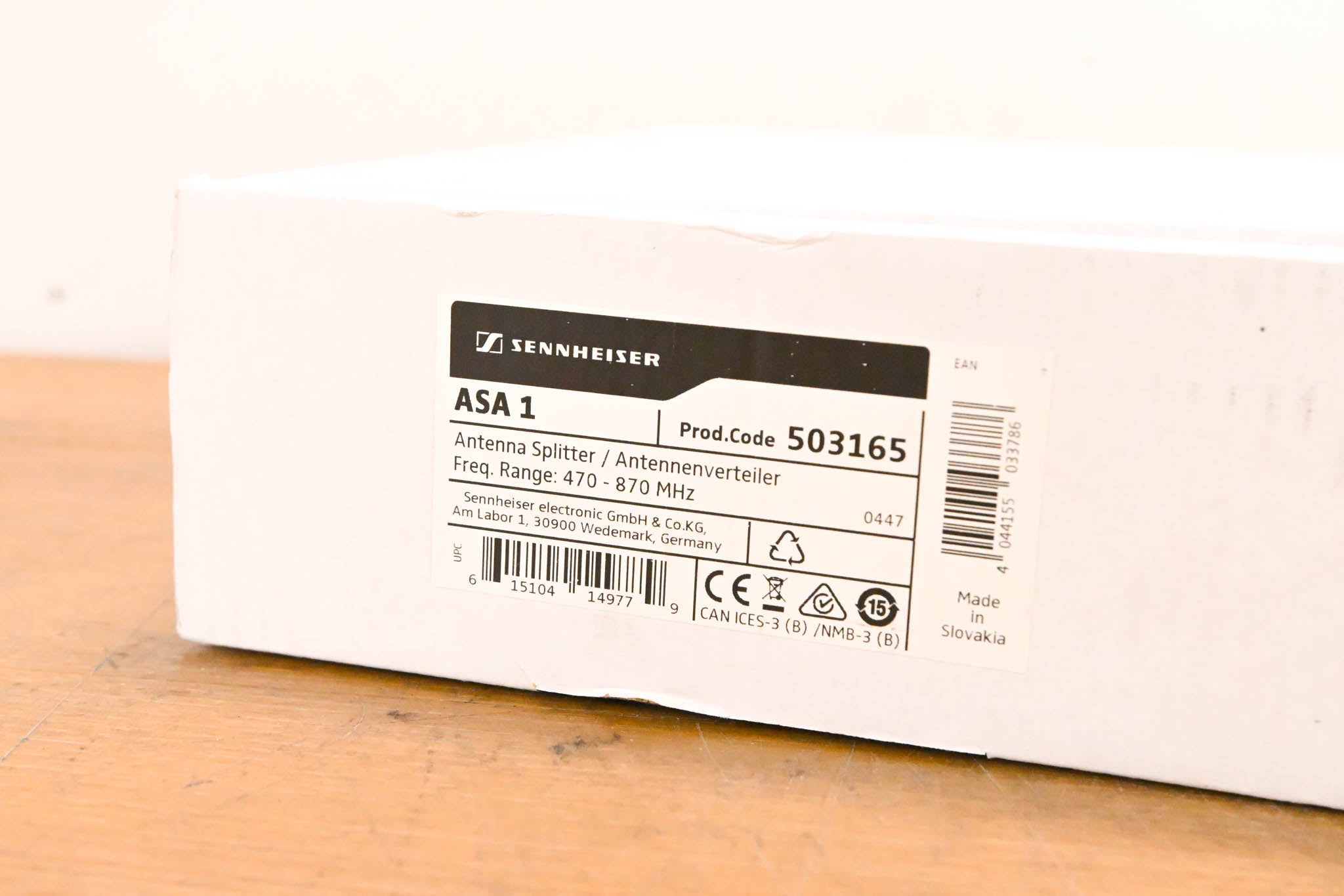 Sennheiser ASA 1 Active Antenna Splitter - 470-870 MHz (NO POWER SUPPLY)