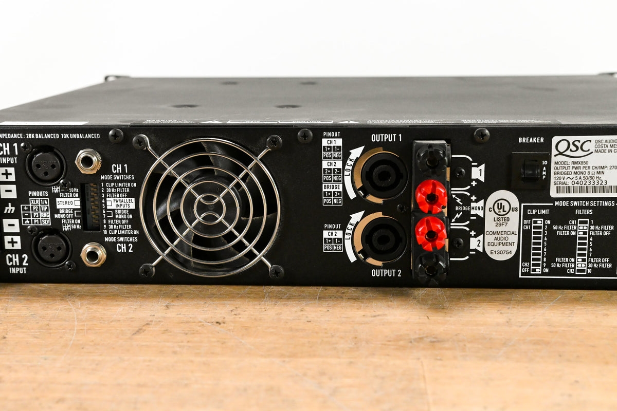 QSC RMX850 2-Channel Power Amplifier