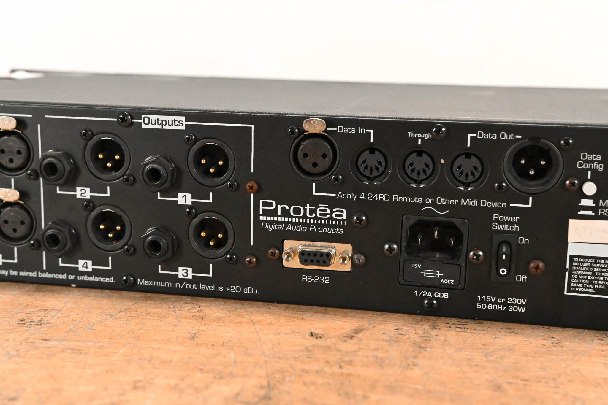 Ashly Protea System II 4.24G 4-Channel Digital Graphic Equalizer