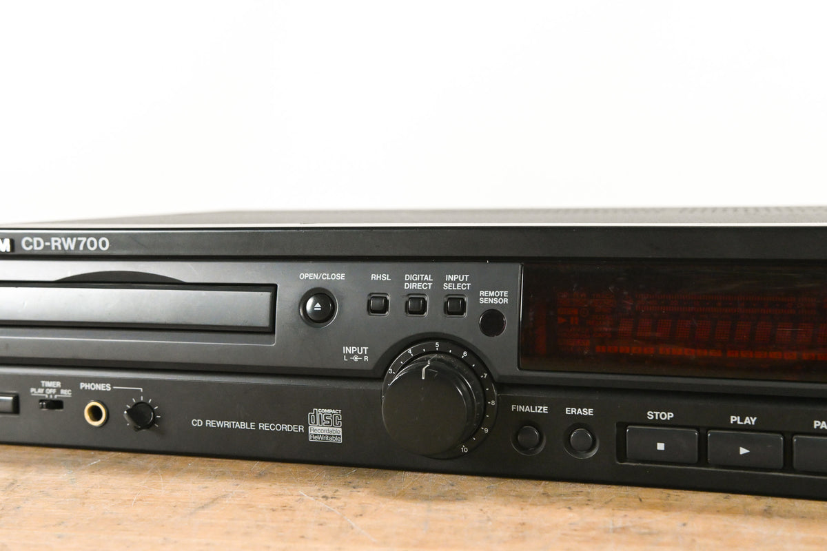 TASCAM CD-RW700 CD Rewritable Recorder