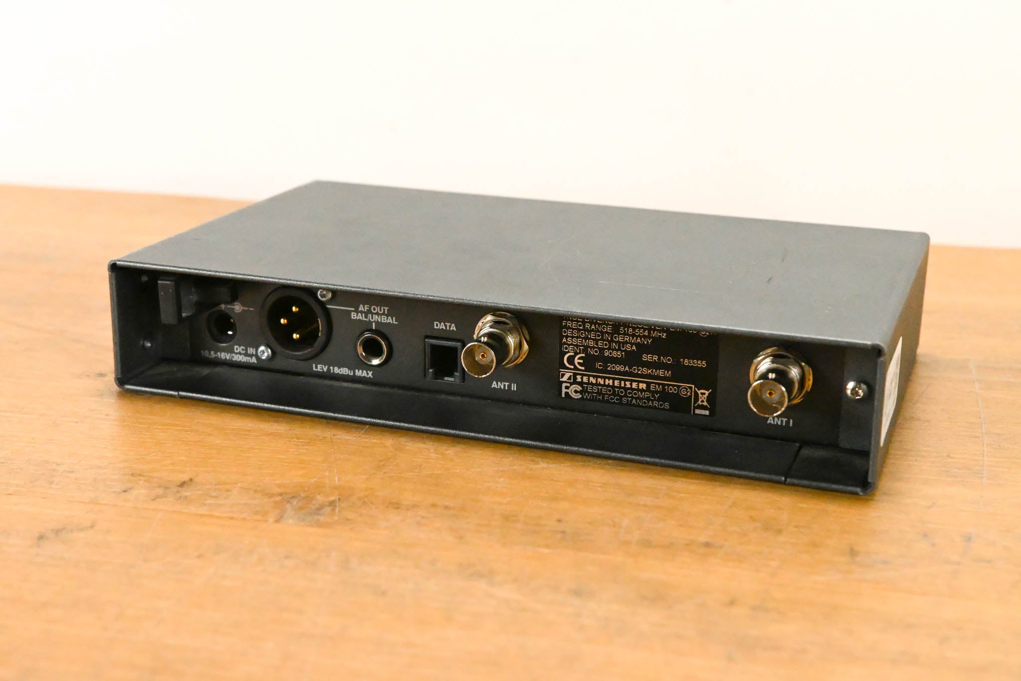 Sennheiser ew 100 G2 Handheld Wireless System 518-554MHz NO POWER SUPPLY