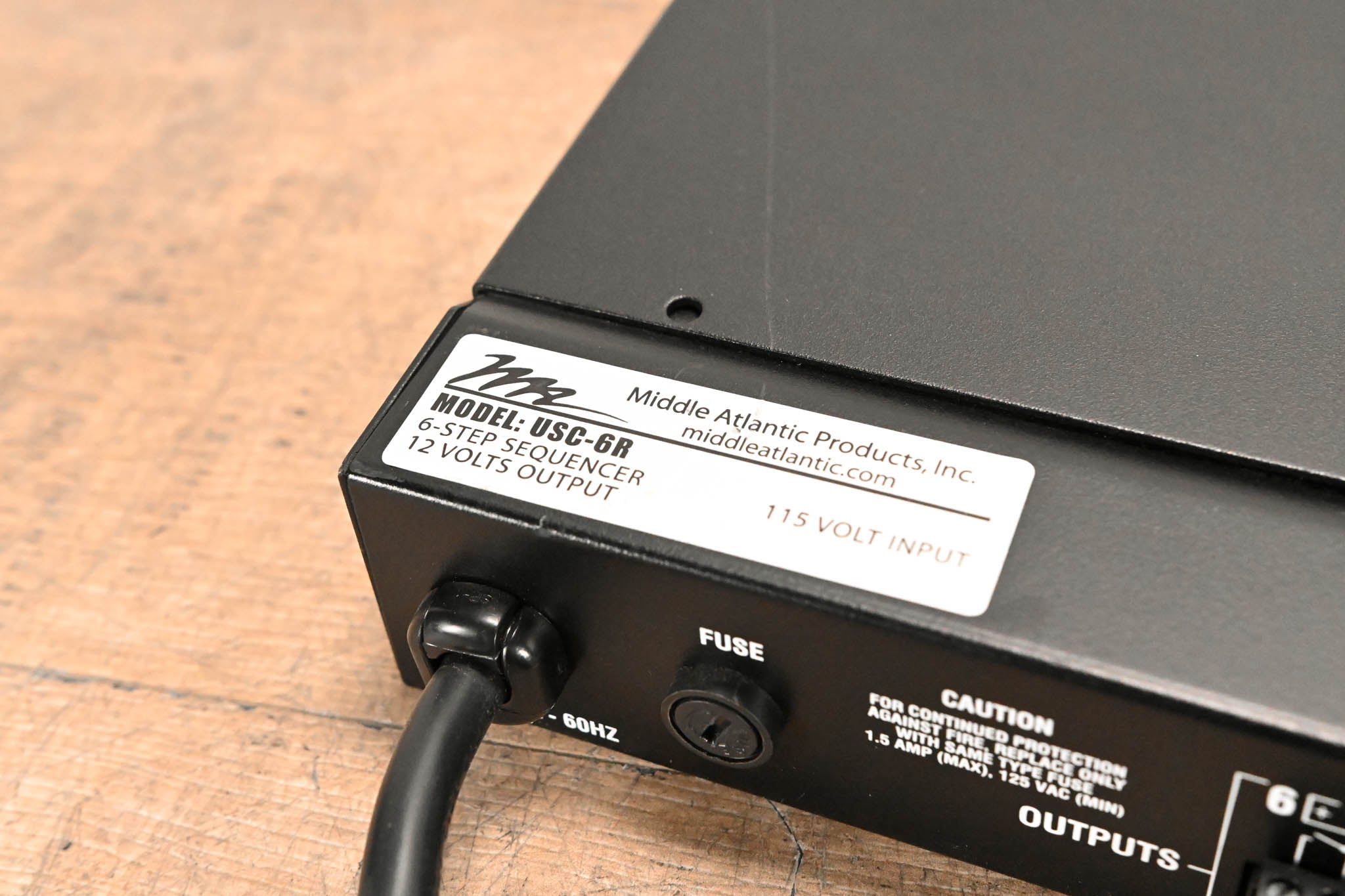 Middle Atlantic USC-6R Power Sequencer Rackmount Power Conditioner