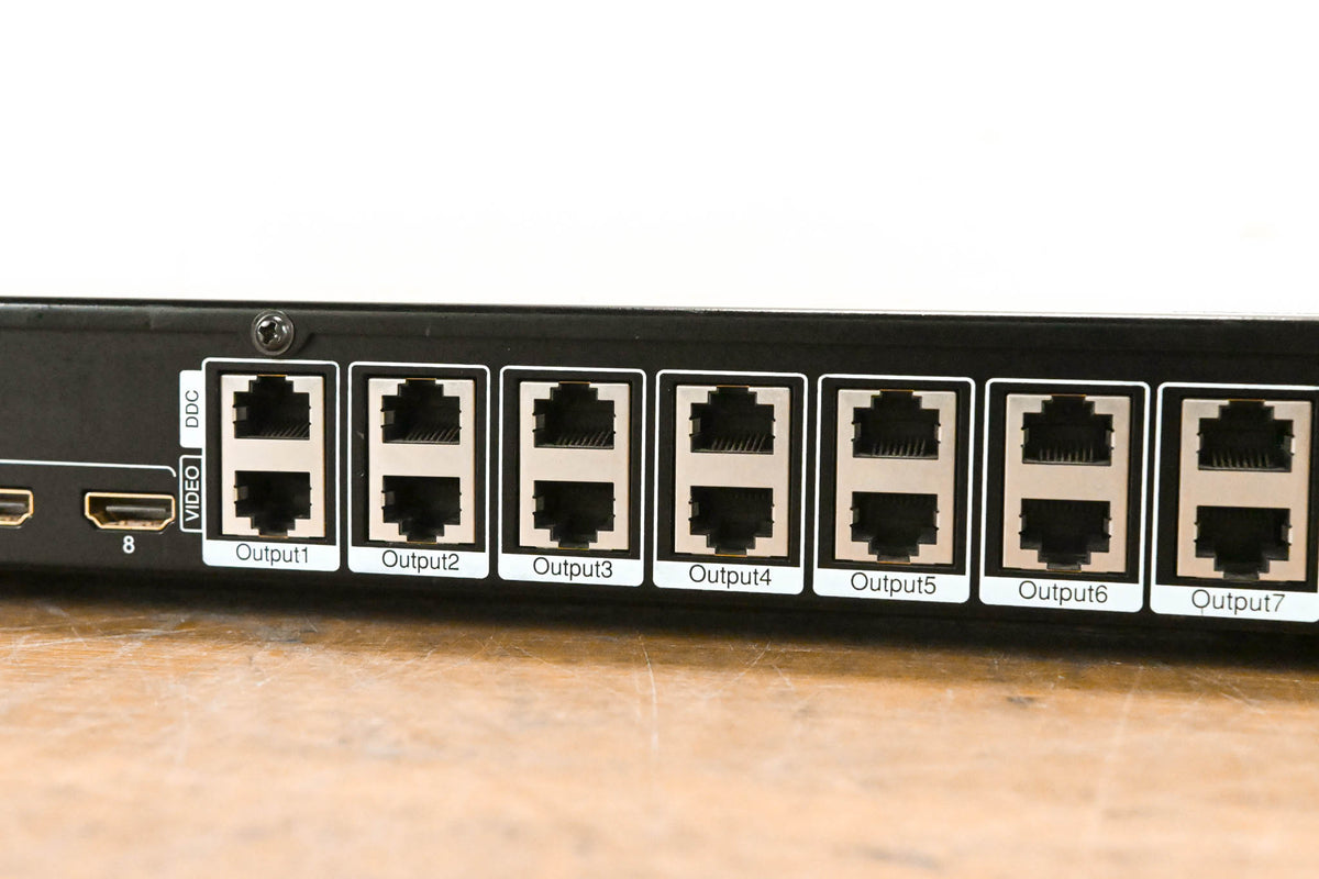 J-Tech Digital 8x8 HDMI to CAT5e/6 Matrix Switch w/ 8x Receivers NO PSU