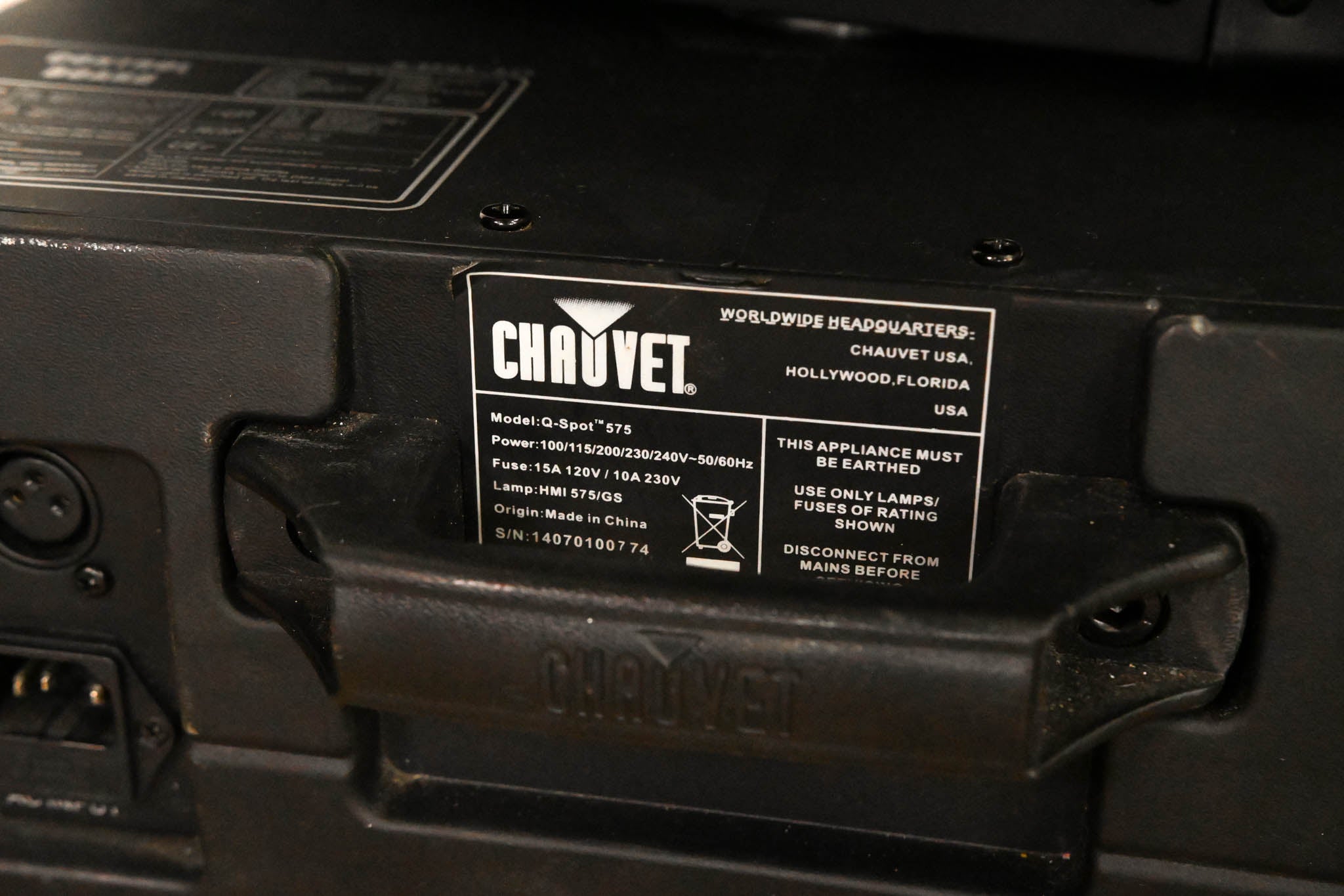 Chauvet Q-Spot 575 DMX Moving Yoke Lighting Fixture