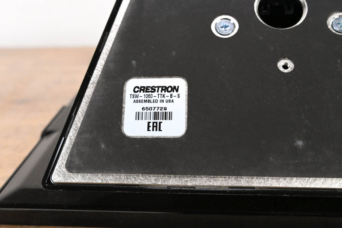 Crestron TSW-1060-B-S 10.1" Touch Screen, Black Smooth w/ Tabletop Kit