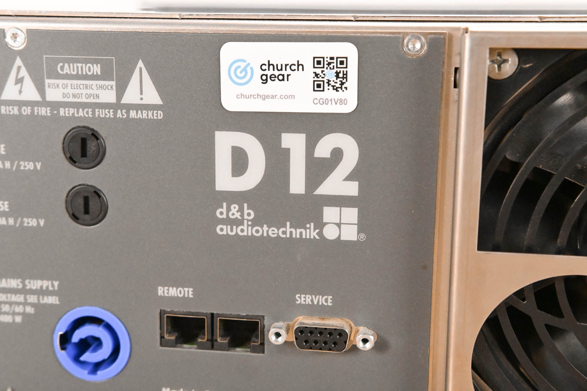 d&b audiotechnik D12 Dual-Channel Power Amplifier