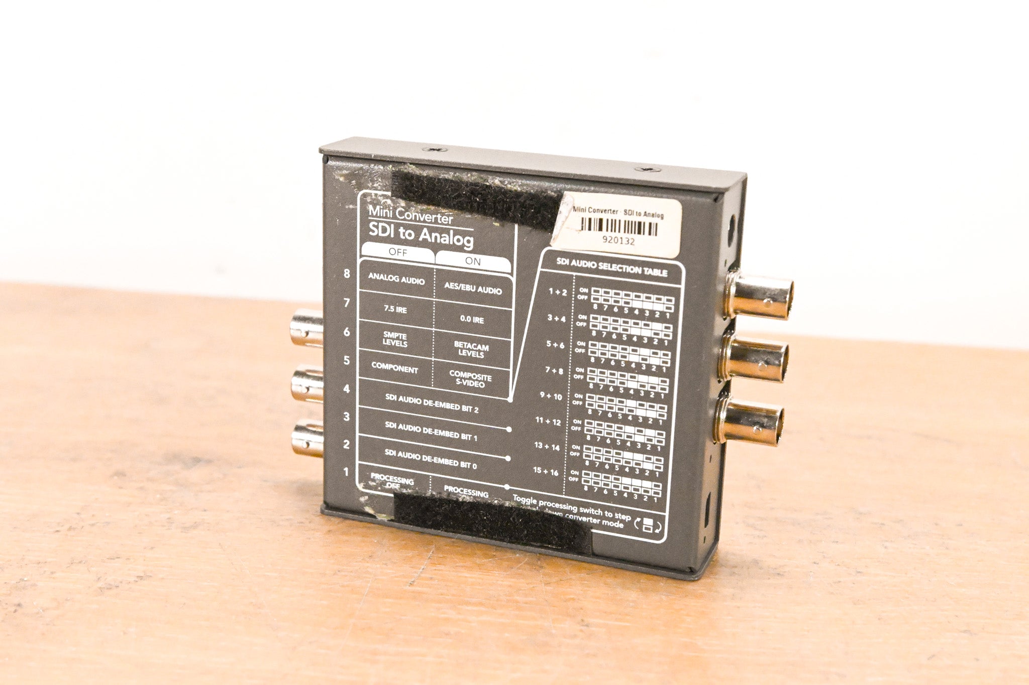 Blackmagic Design Mini Converter SDI to Analog (NO POWER SUPPLY)