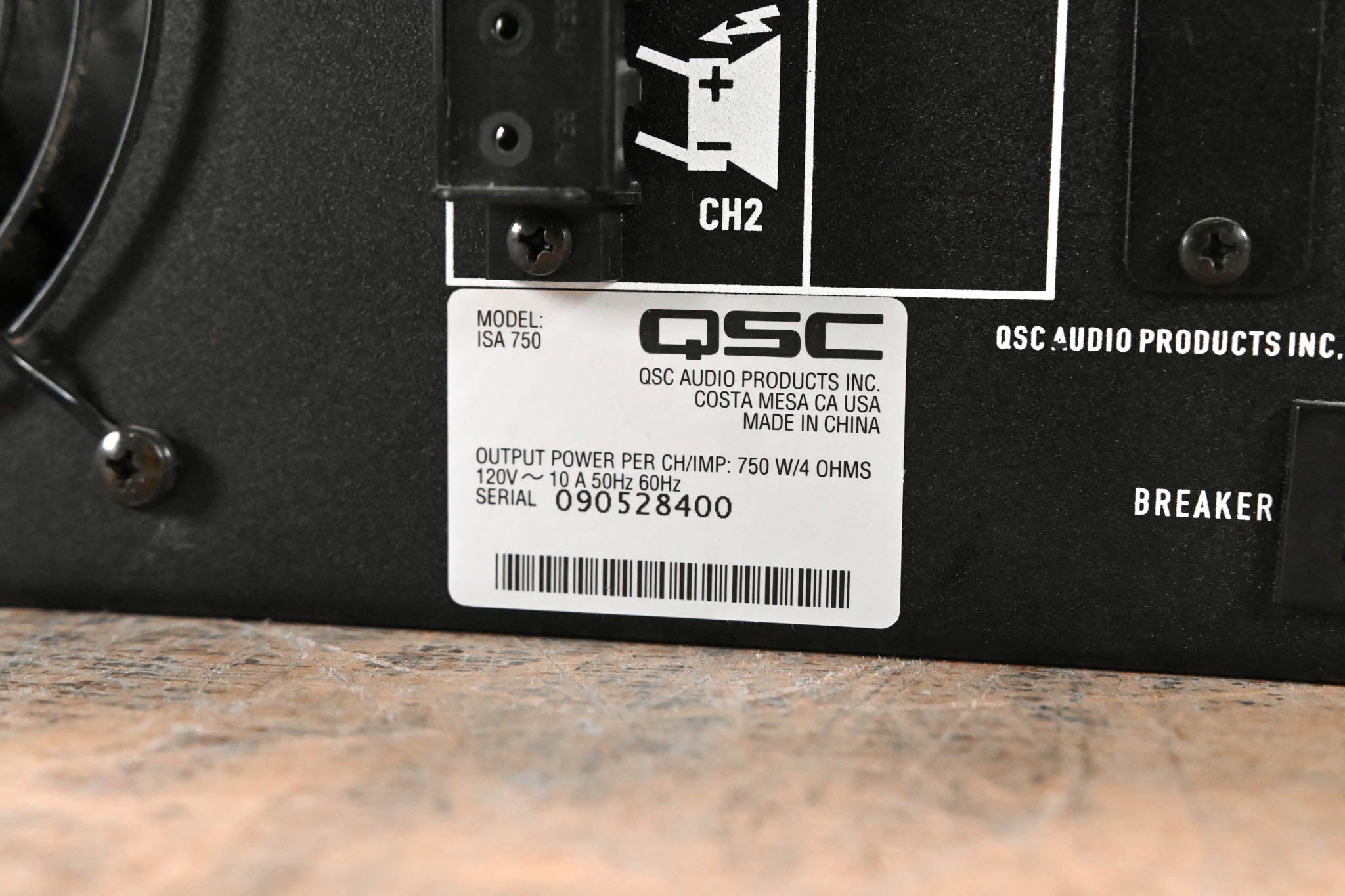 QSC ISA750 2-Channel Power Amplifier