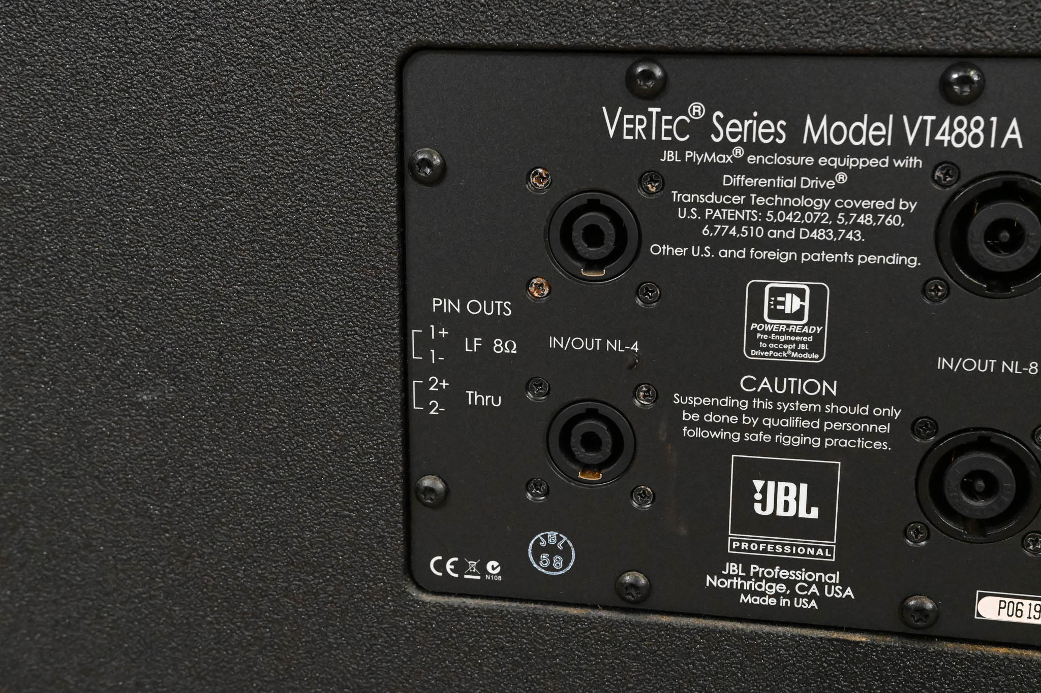 JBL VT4881A Compact Arrayable 18" Subwoofer
