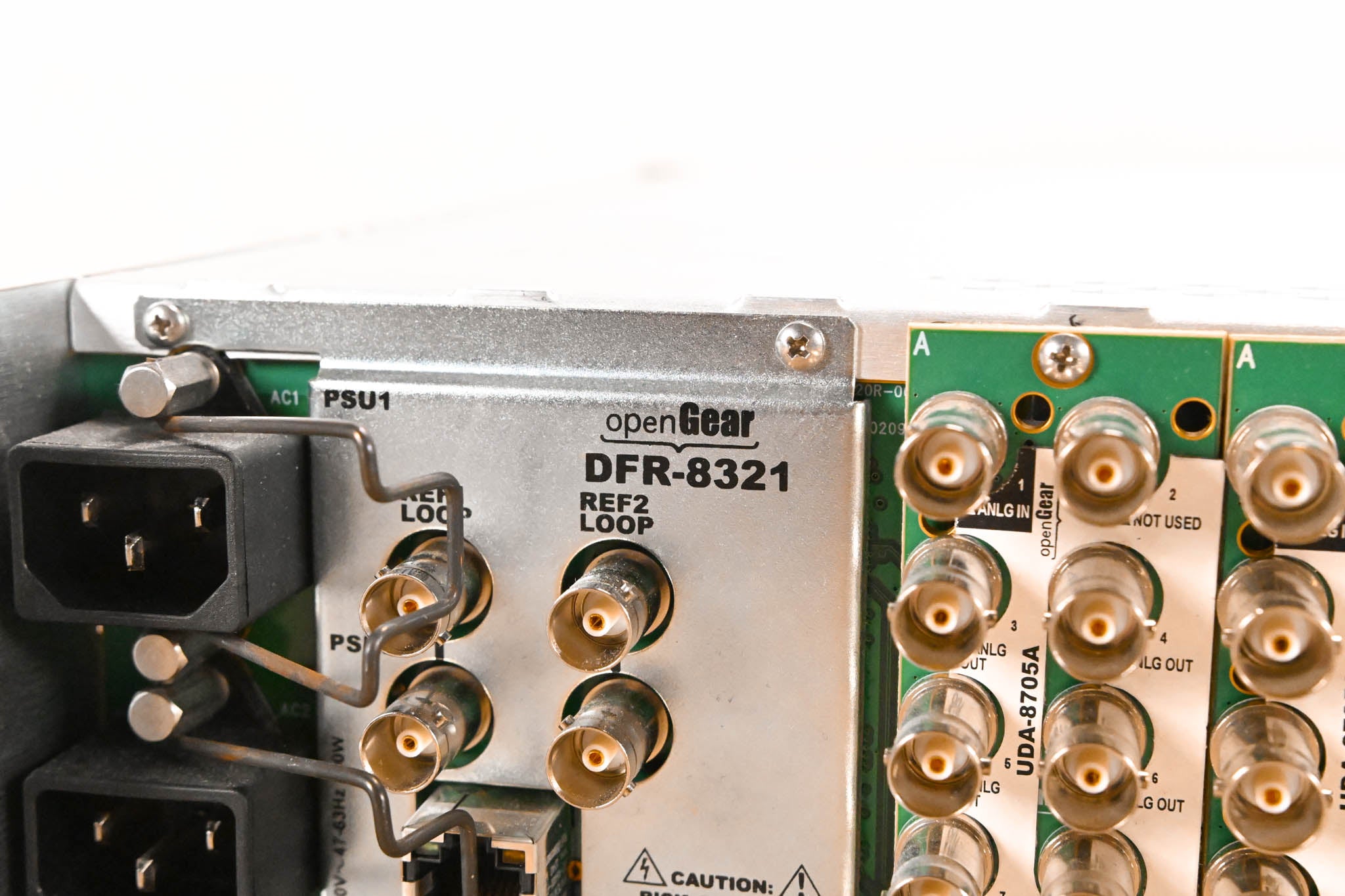 Ross DFR-8321 OpenGear 2RU Module Frame with Cards