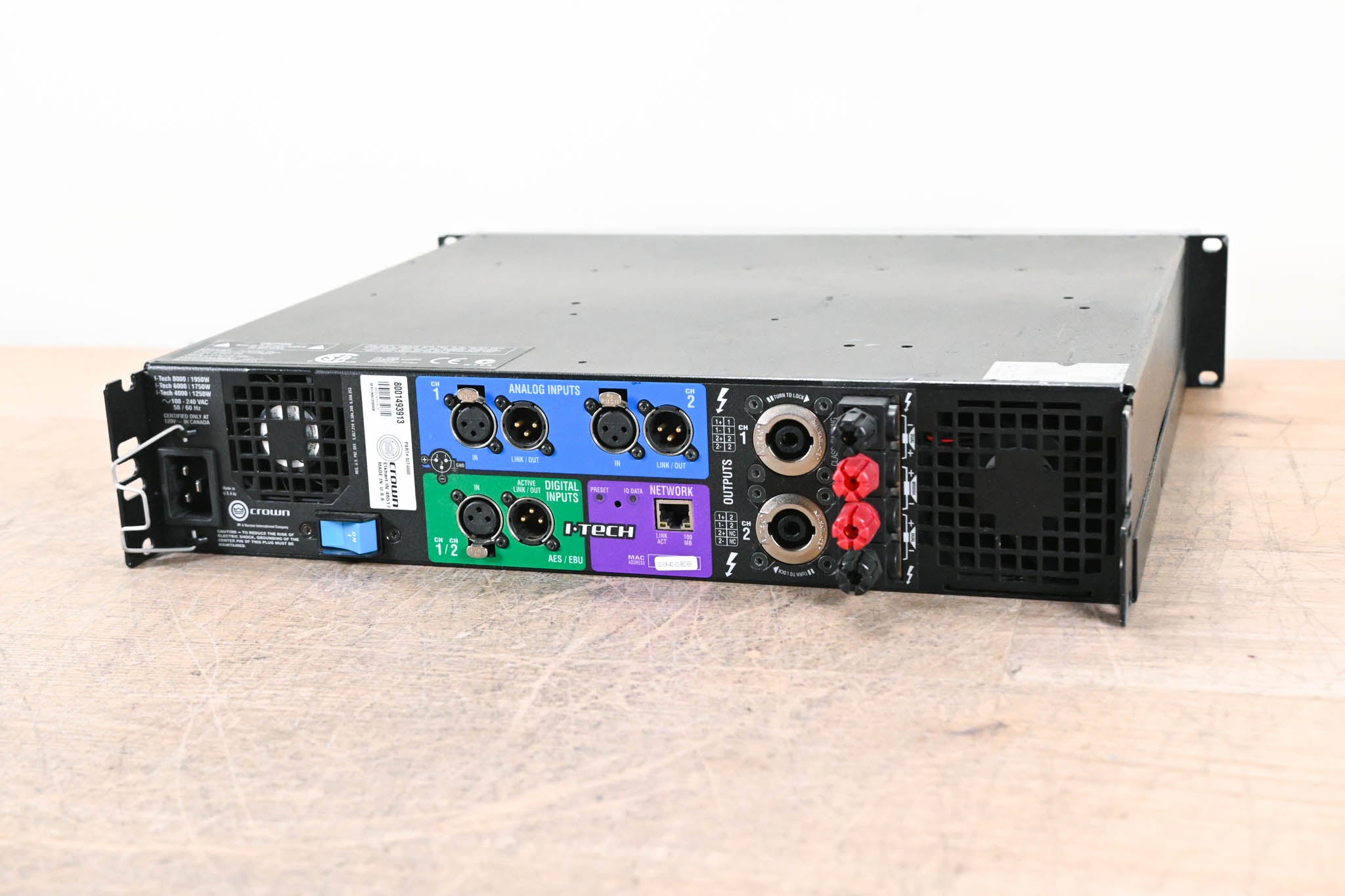 Crown I-Tech 4000 2-Channel Power Amplifier