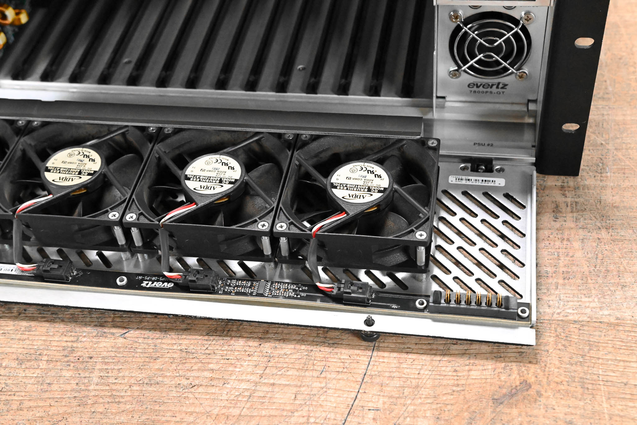 Evertz 7800FR 3RU Rackmount MultiFrame with Cards