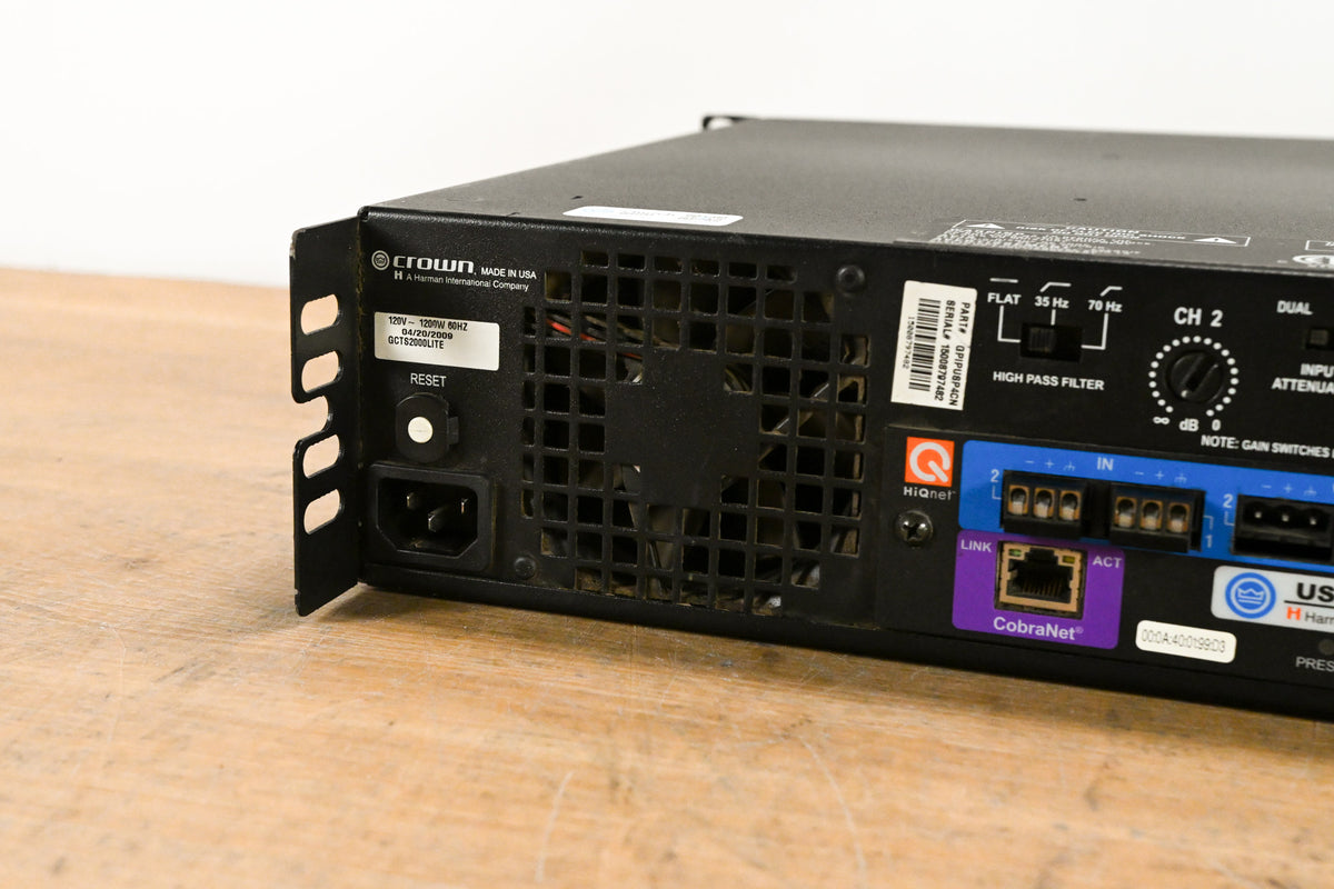Crown CTs 2000 2-Channel 1000W Power Amplifier
