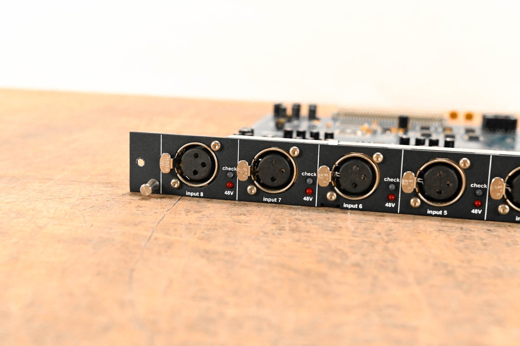 Midas DL441 8 Analog Mic/Line Input Card with Midas Microphone Preamps