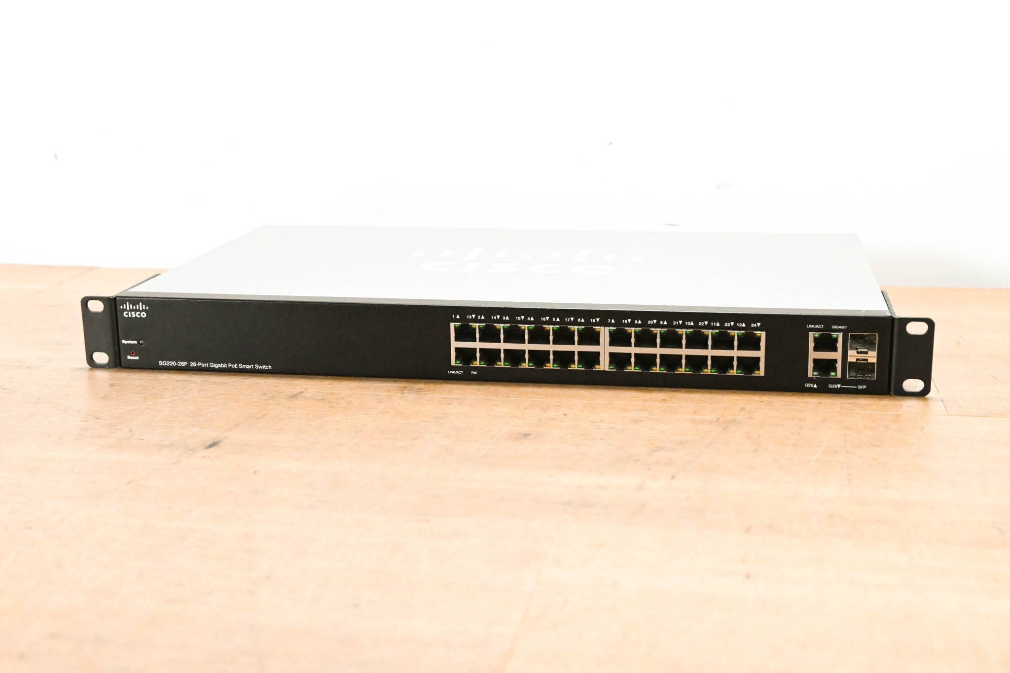 Cisco SG220-26P 26-Port Gigabit PoE Smart Switch
