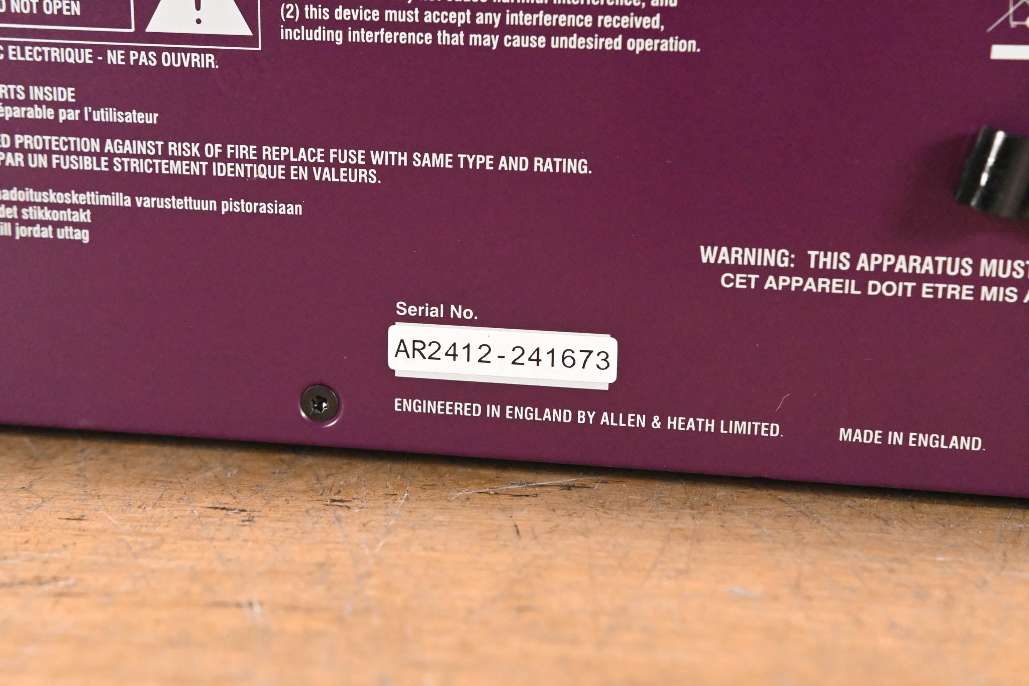 Allen & Heath GLD-AR2412 24x12 Main Remote Stage Rack