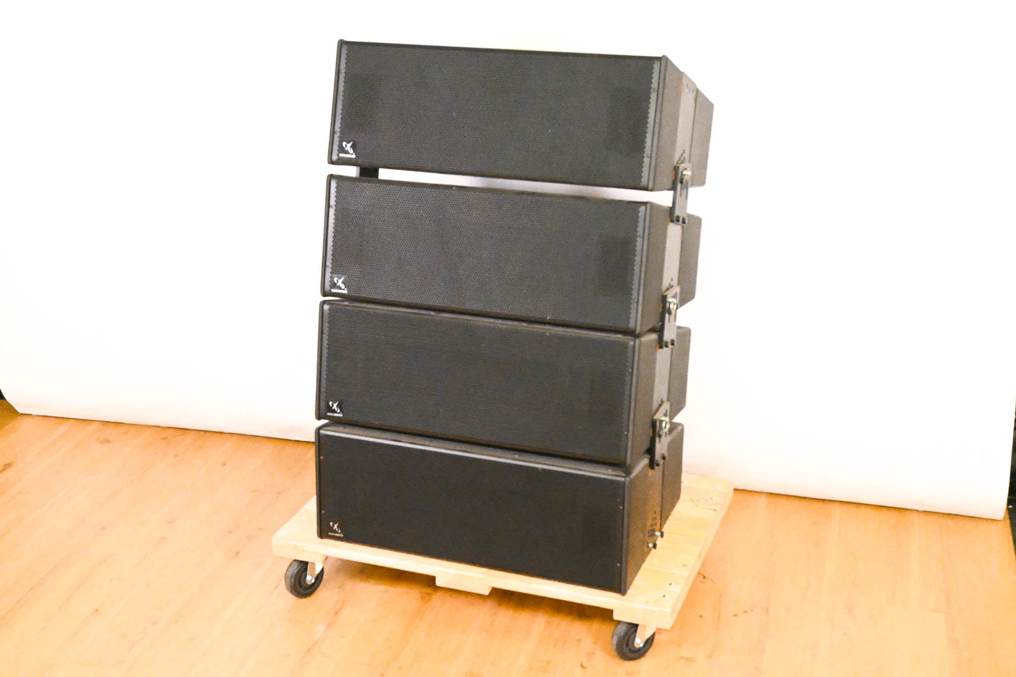 WorxAudio V8 8" 2-Way Passive Line Array Speaker (Set of 4)