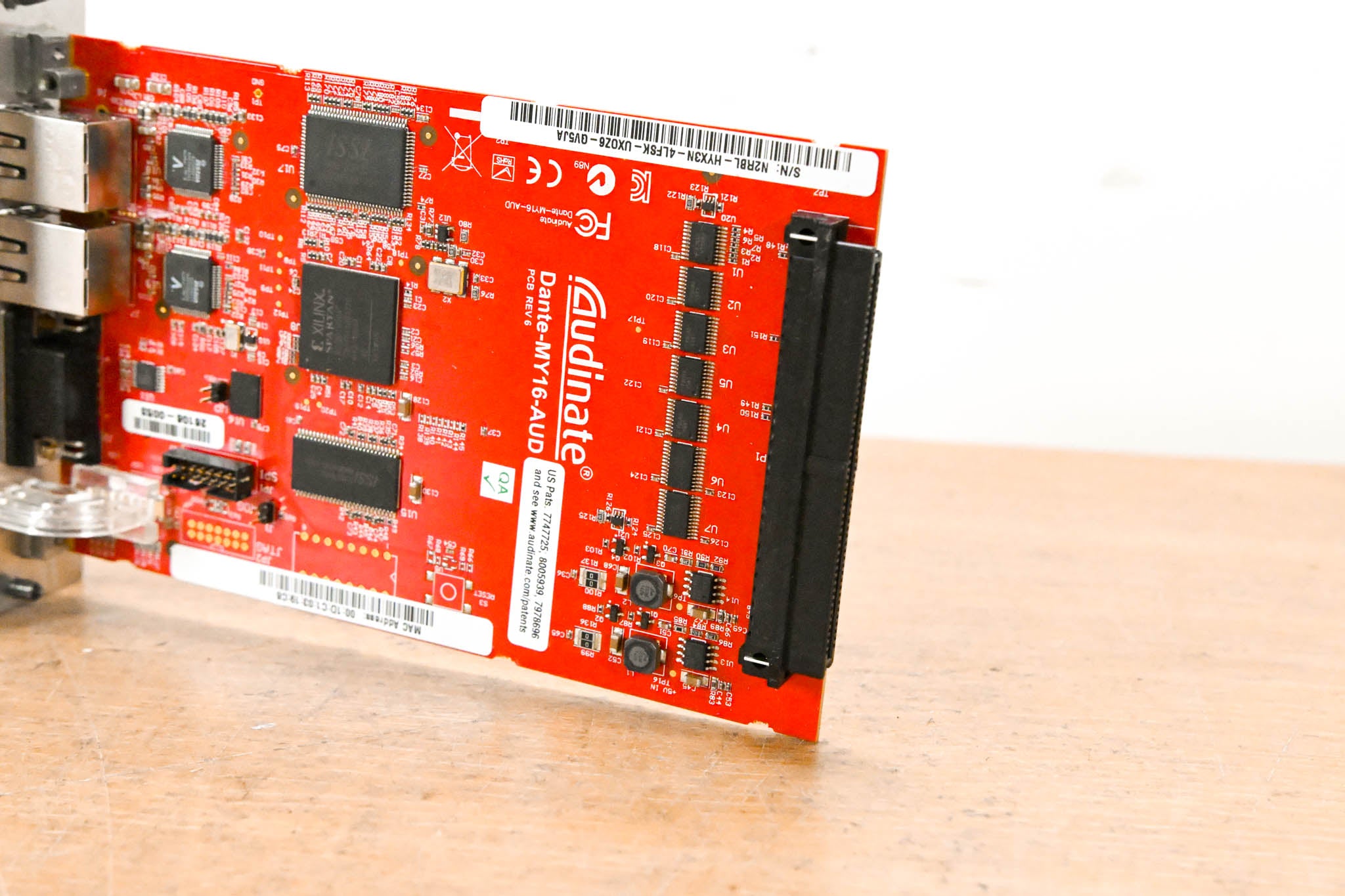 Audinate Dante-MY16-AUD 16-Channel Dante Network I/O Card