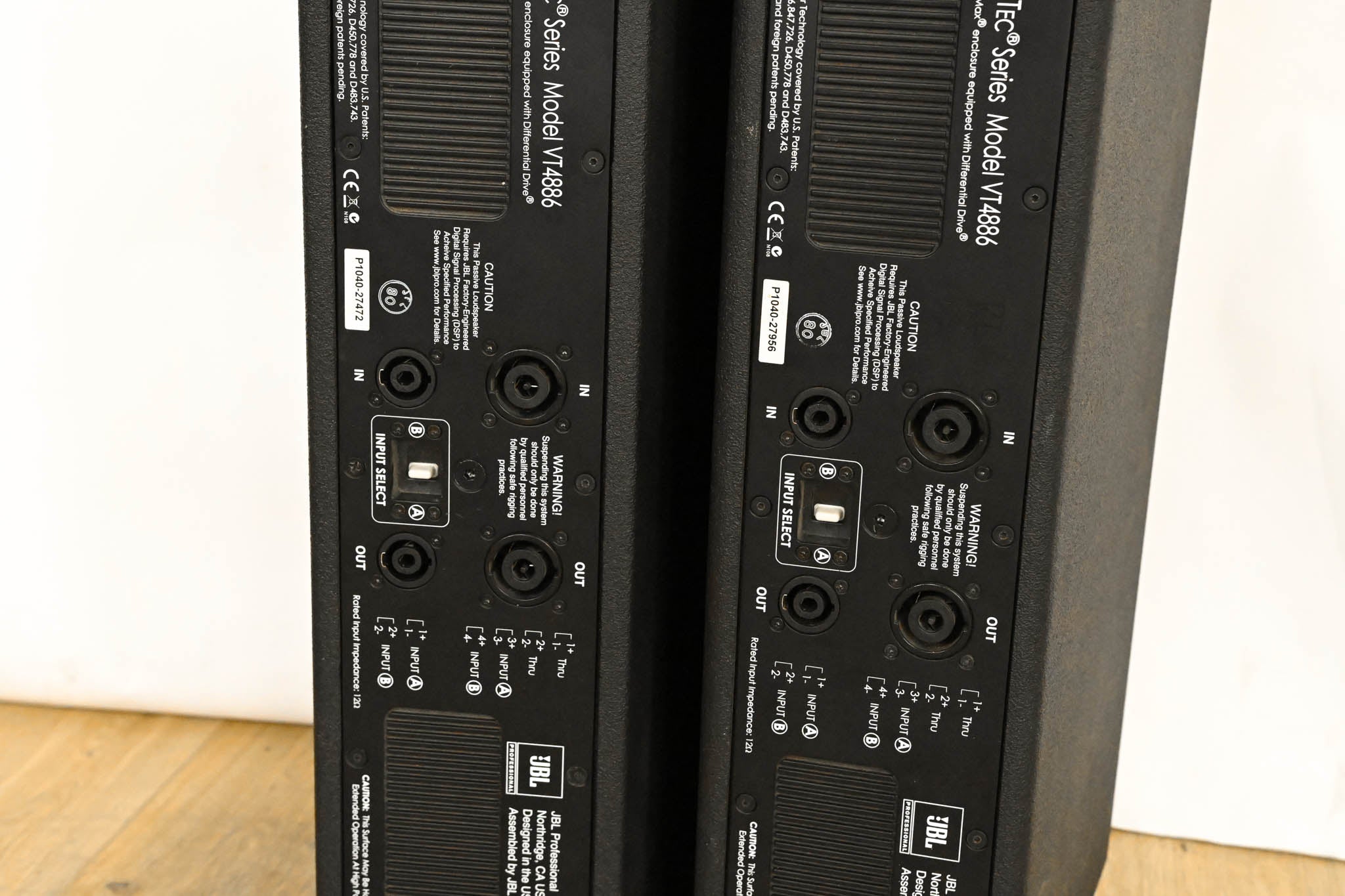 JBL VT4886 Dual 6.5" Passive Compact Line Array Loudspeakers (PAIR)