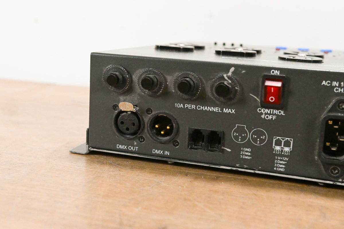 MBT DX-401A 4-Channel DMX Dimmer Pack with LCD Display
