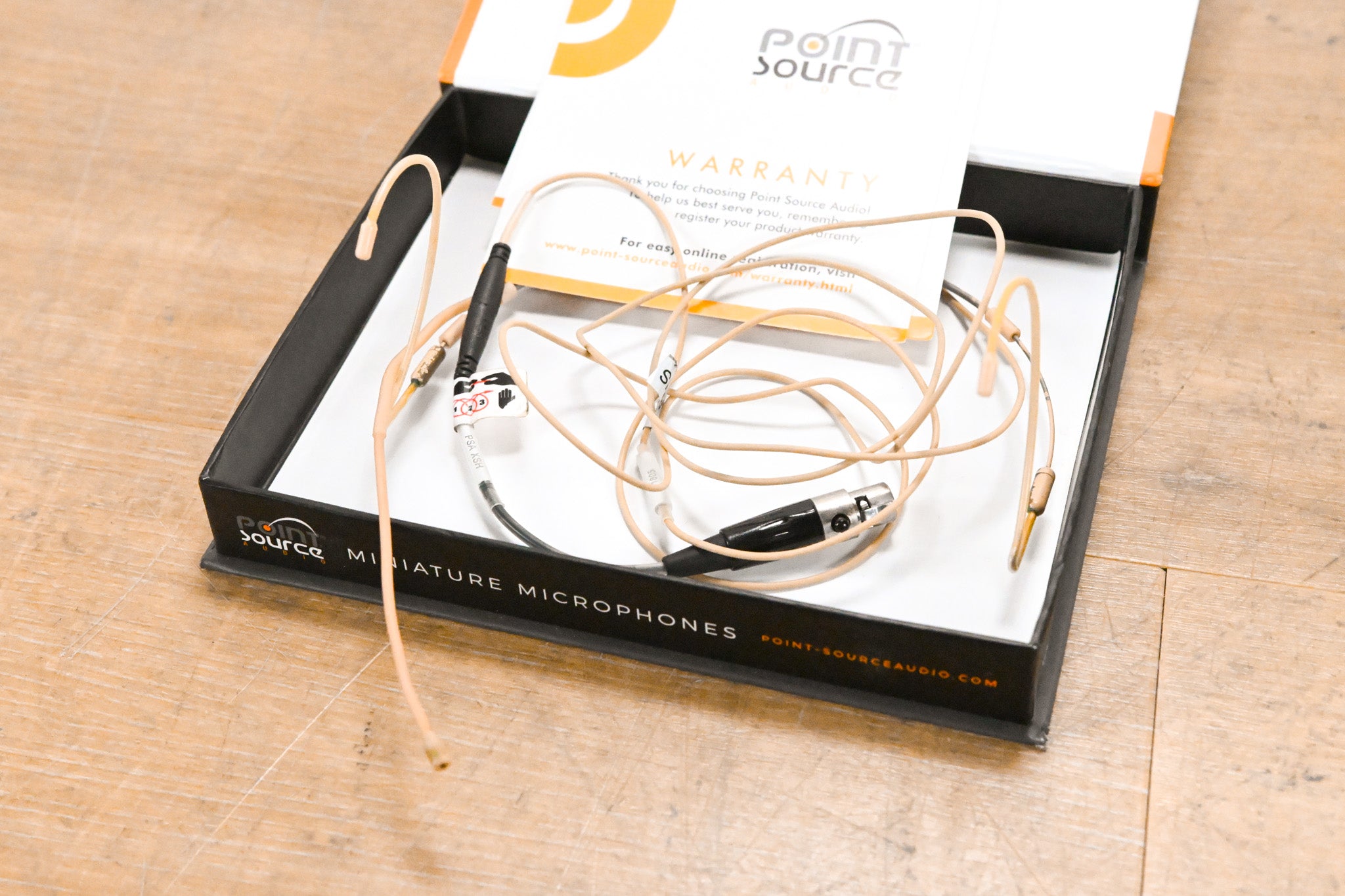 Point Source Audio CO-8WD-XSH-BE OMNI Waterproof Headset Mic for Shure