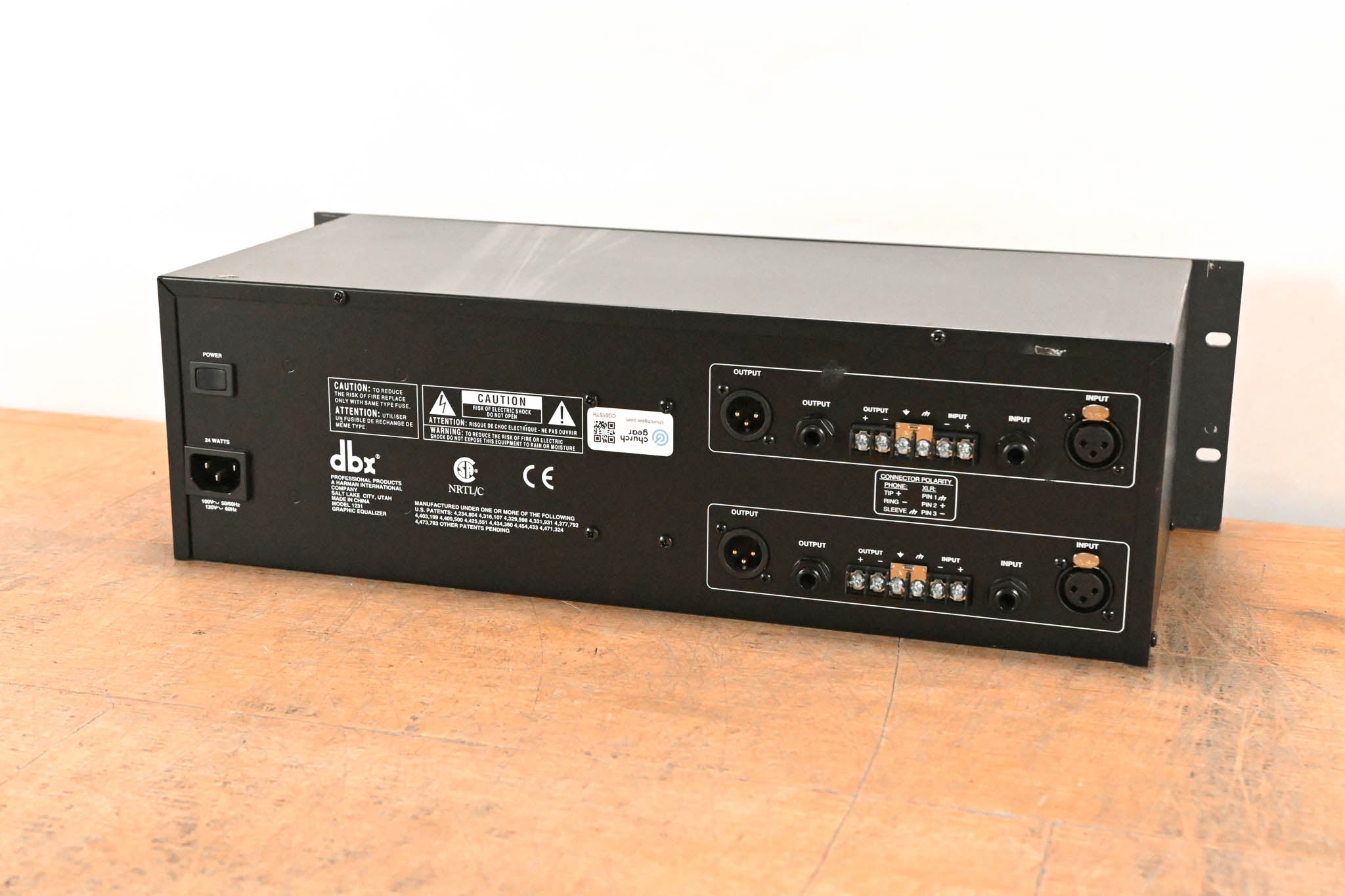 dbx 1231 Dual-Channel 31-Band Graphic Equalizer