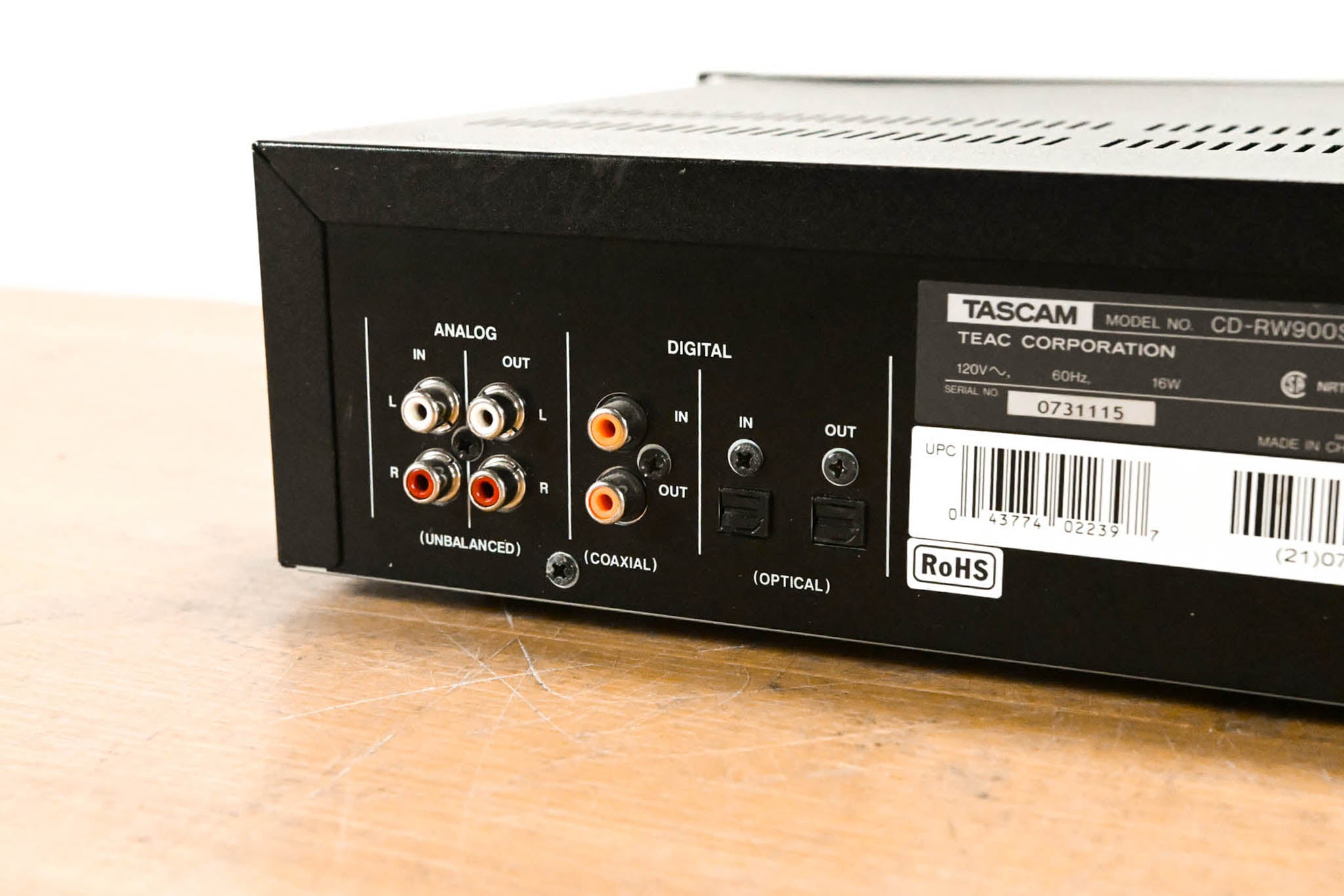 TASCAM CD-RW900SL CD Rewritable Recorder
