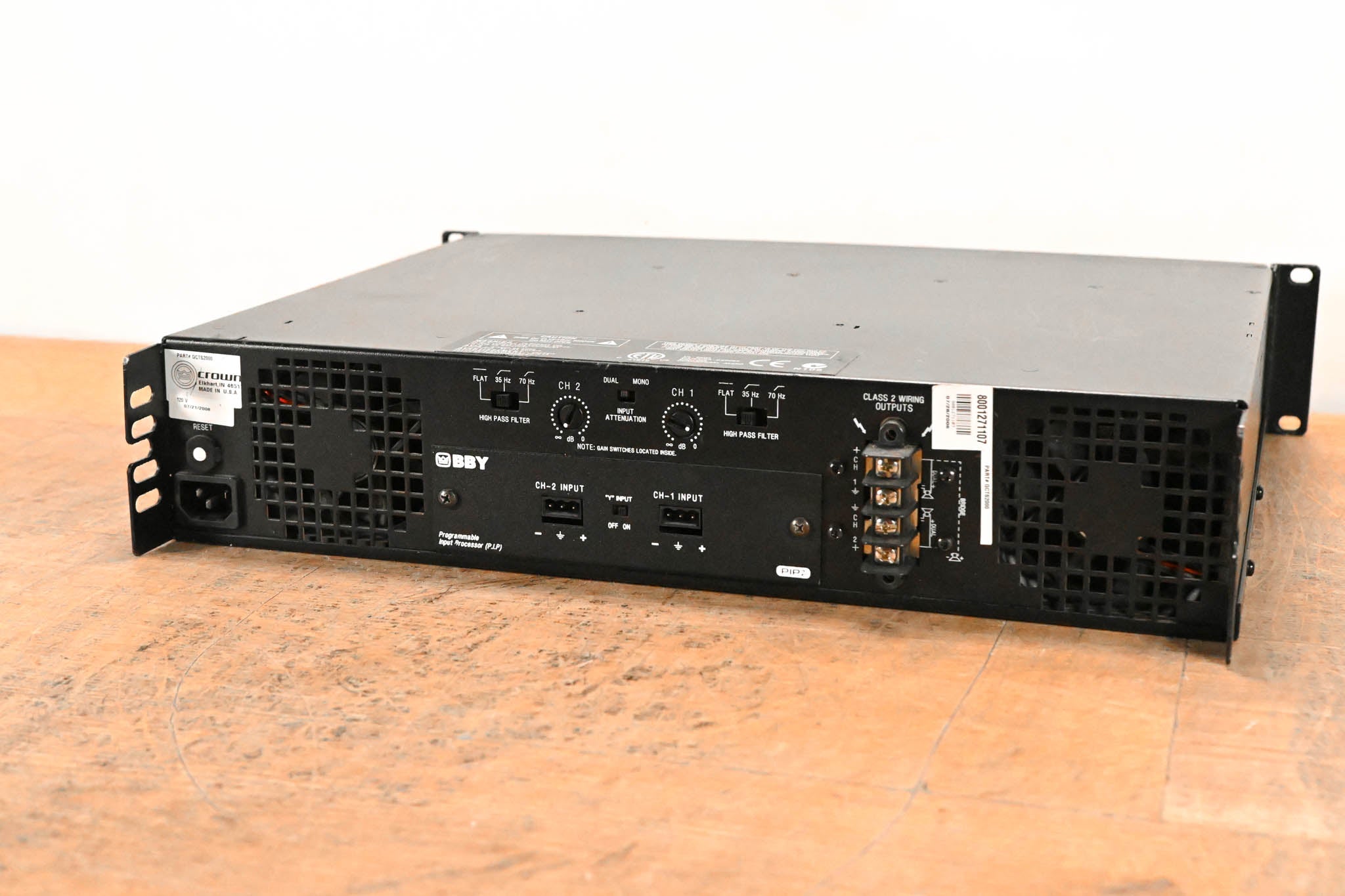Crown CTs 2000 2-Channel 1000W Power Amplifier