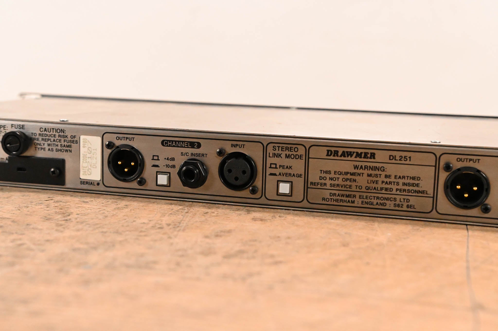Drawmer DL251 2-Channel Spectral Compressor